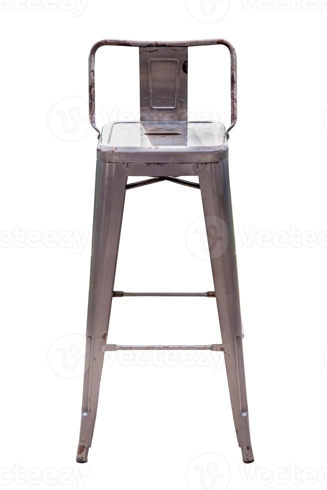 Steel bar chair. photo