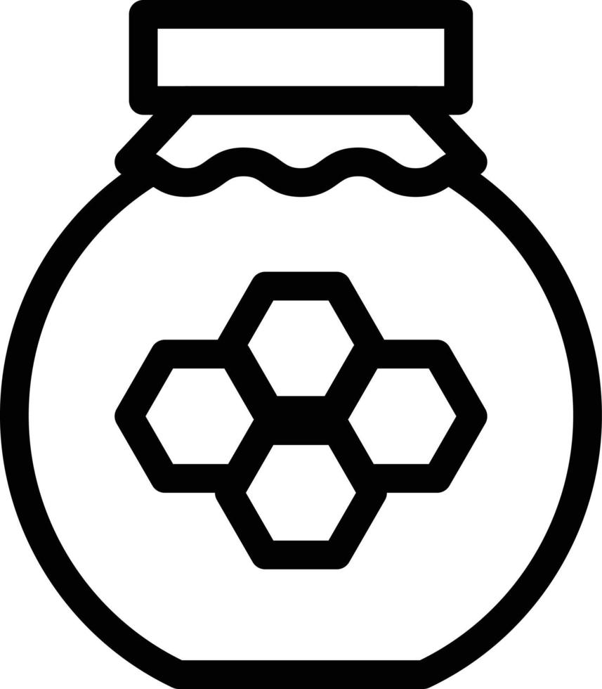 honey jar vector illustration on a background.Premium quality symbols.vector icons for concept and graphic design.