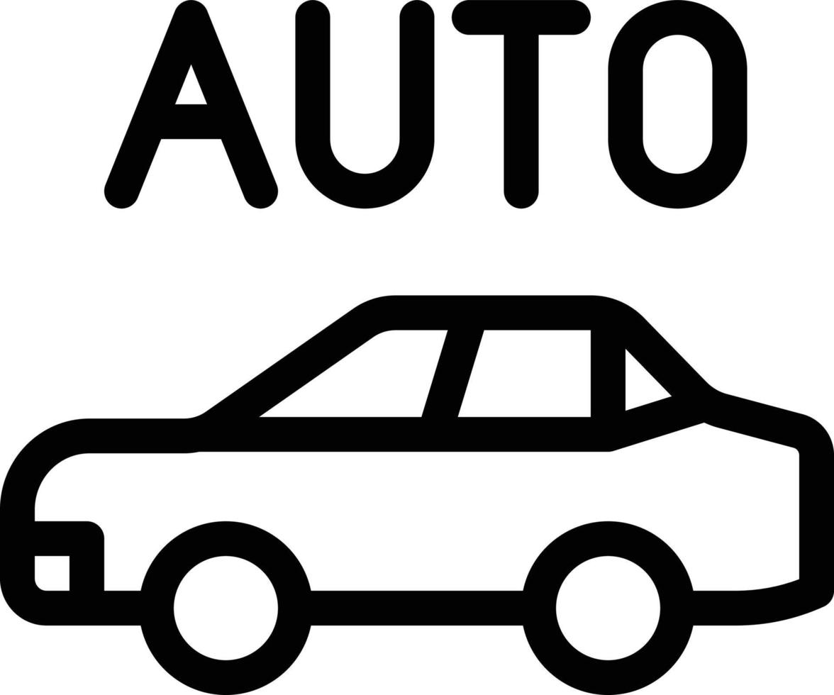 Ilustración de vector de coche en un fondo. Símbolos de calidad premium. Iconos vectoriales para concepto y diseño gráfico.