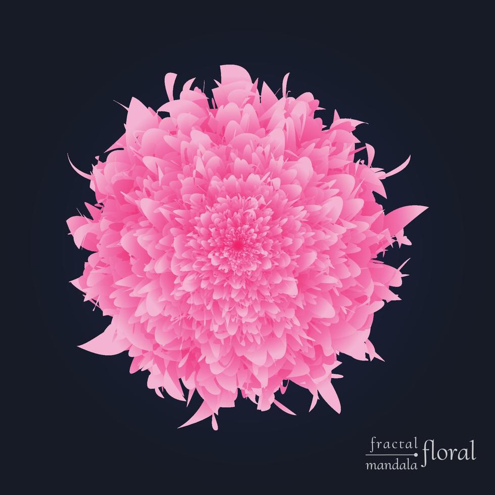 petal floral vector fractal mandala free