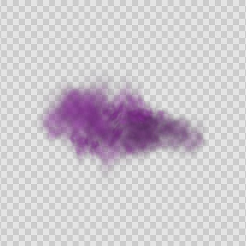 Violet dust or fog. vector