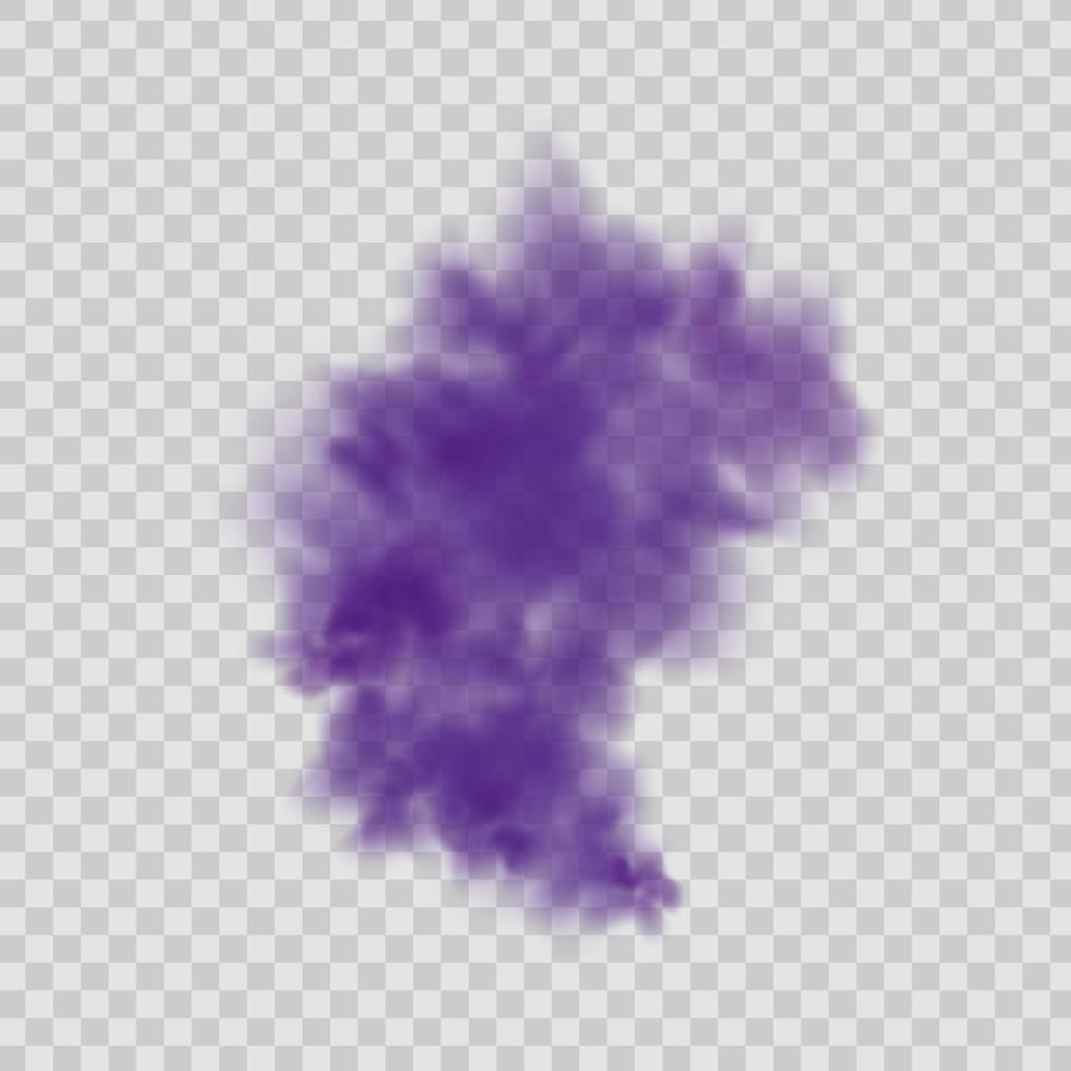 polvo violeta o niebla. vector