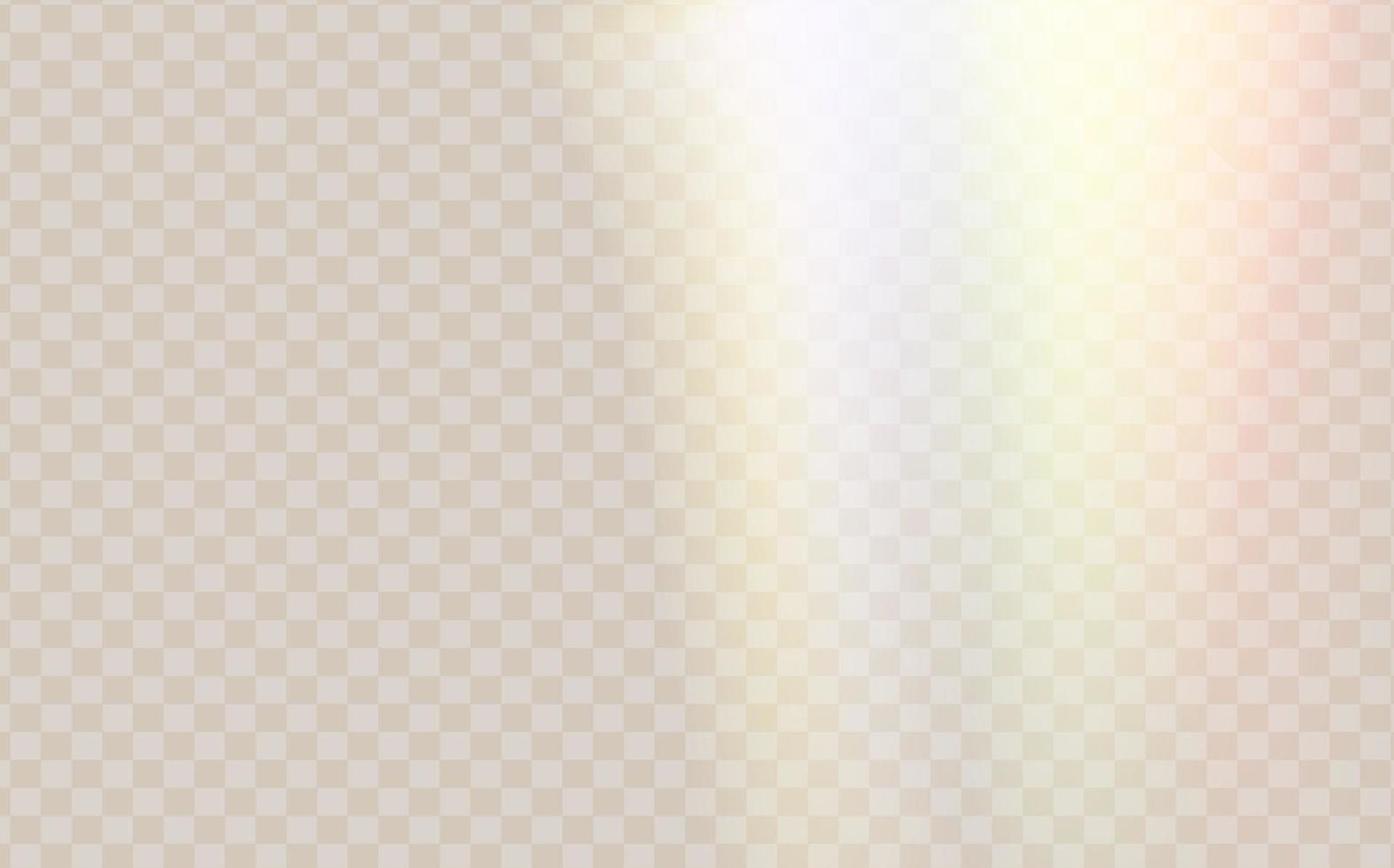 Rainbow highlights on a black background.Glare or reflection from water and glass.Glittering  particles for social media backgrounds, product presentations, photo shots. vector