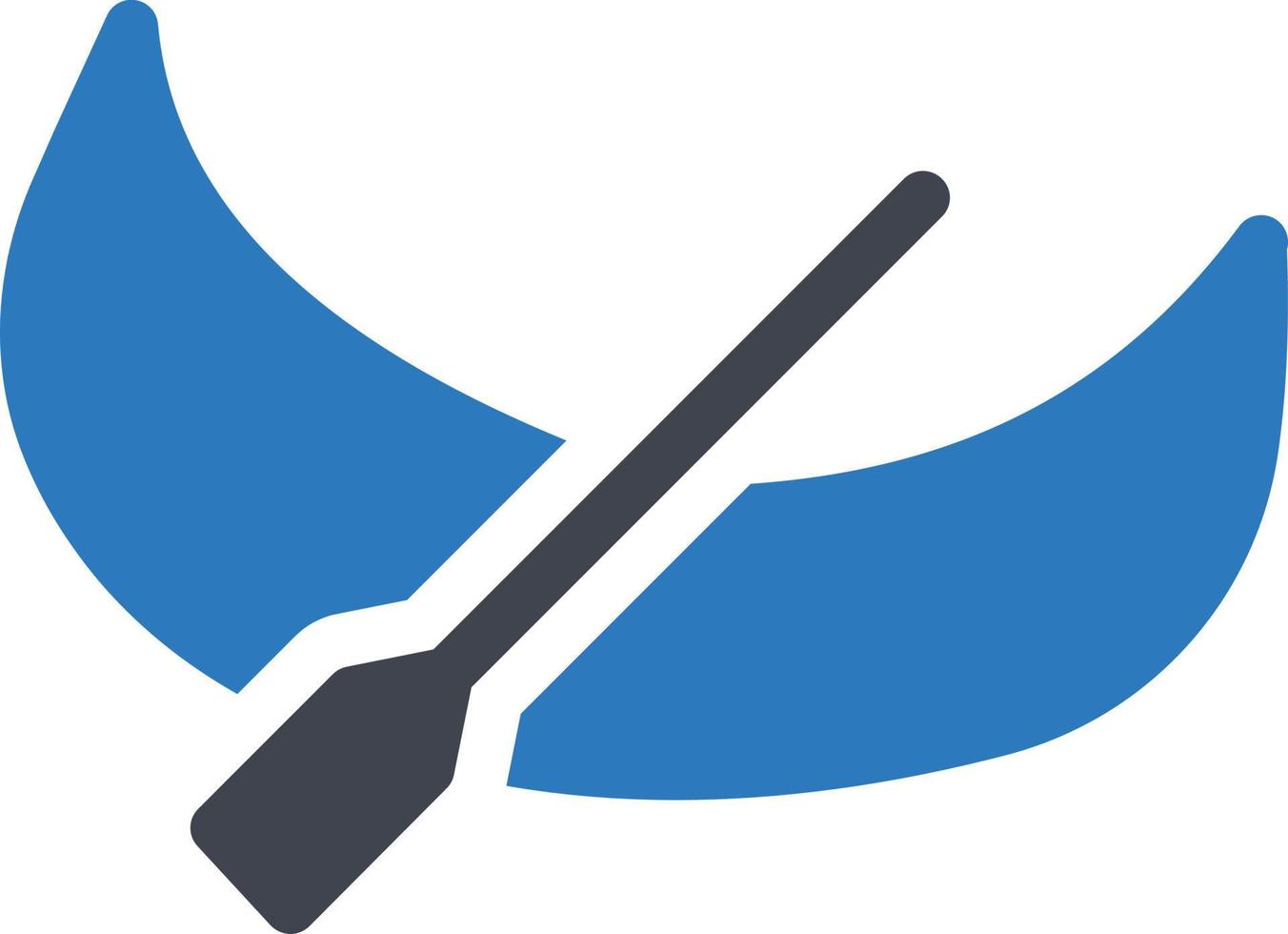 ilustración de vector de kayak en un fondo. símbolos de calidad premium. iconos vectoriales para concepto y diseño gráfico.