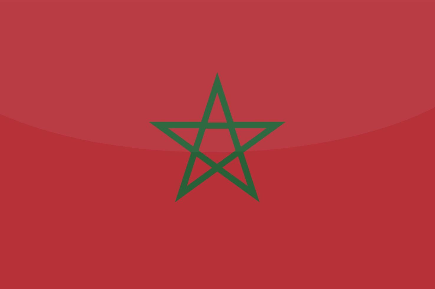 Moroccan hand drawn flag, Moroccan dirham  hand drawn vector