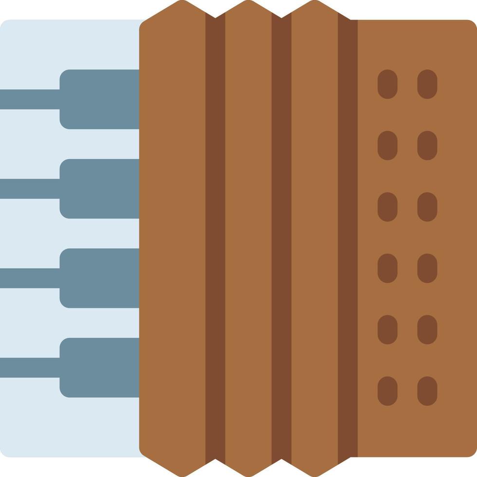 ilustración de vector de acordeón en un fondo. símbolos de calidad premium. iconos vectoriales para concepto y diseño gráfico.