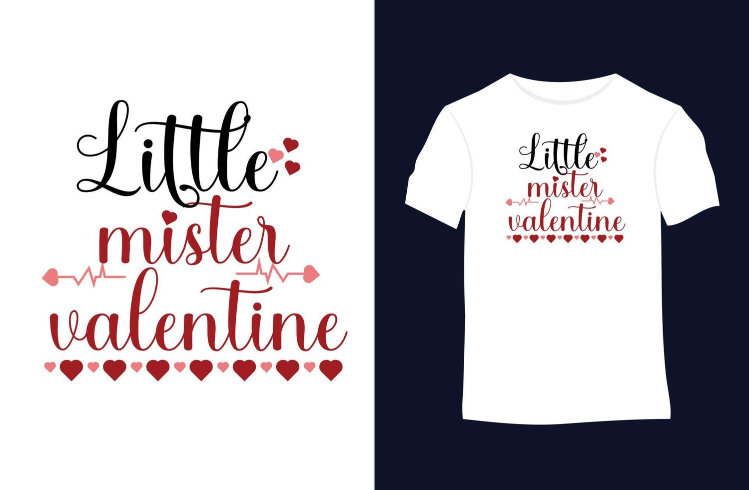 diseño de camisetas vectoriales de San Valentín con siluetas, tipografía, impresión, ilustración vectorial vector