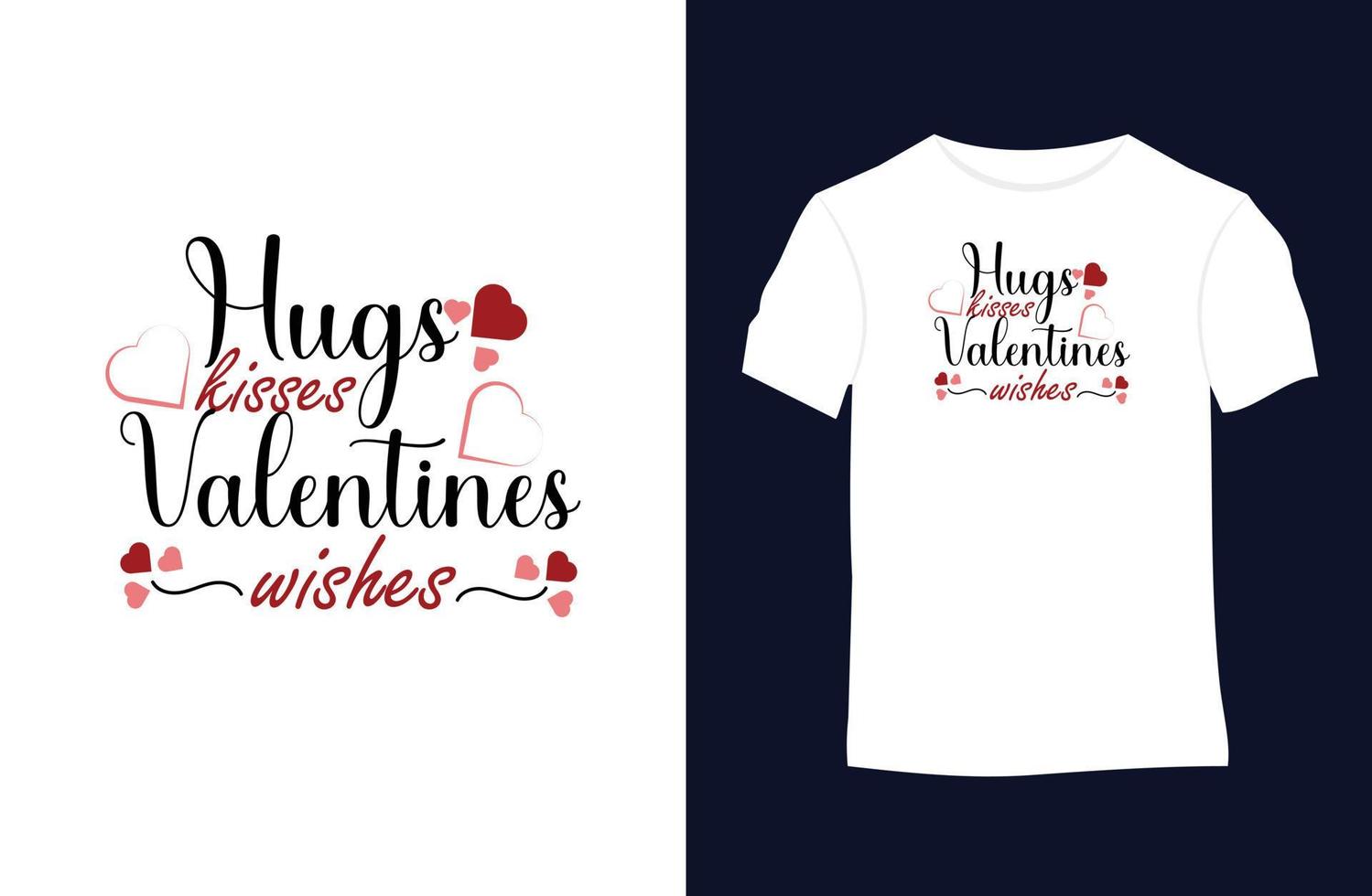 diseño de camisetas vectoriales de San Valentín con siluetas, tipografía, impresión, ilustración vectorial vector