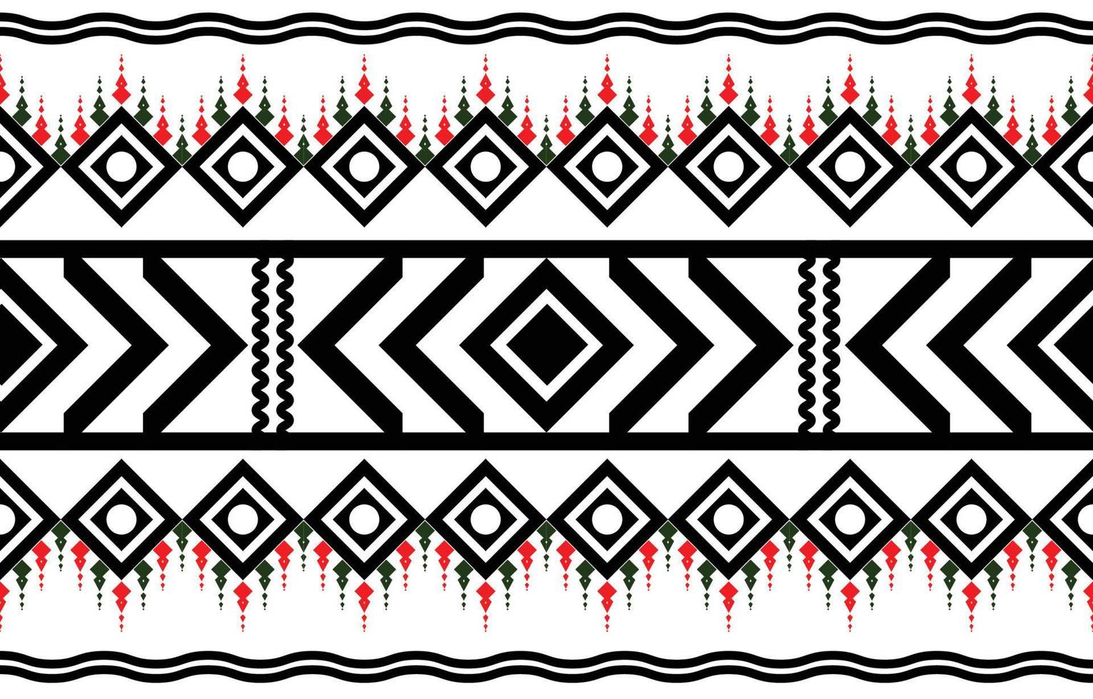 Geometric ethnic oriental ikat seamless pattern traditional Design for background,carpet,wallpaper,clothing,wrapping,batik,fabric,vector illustration. embroidery style. vector