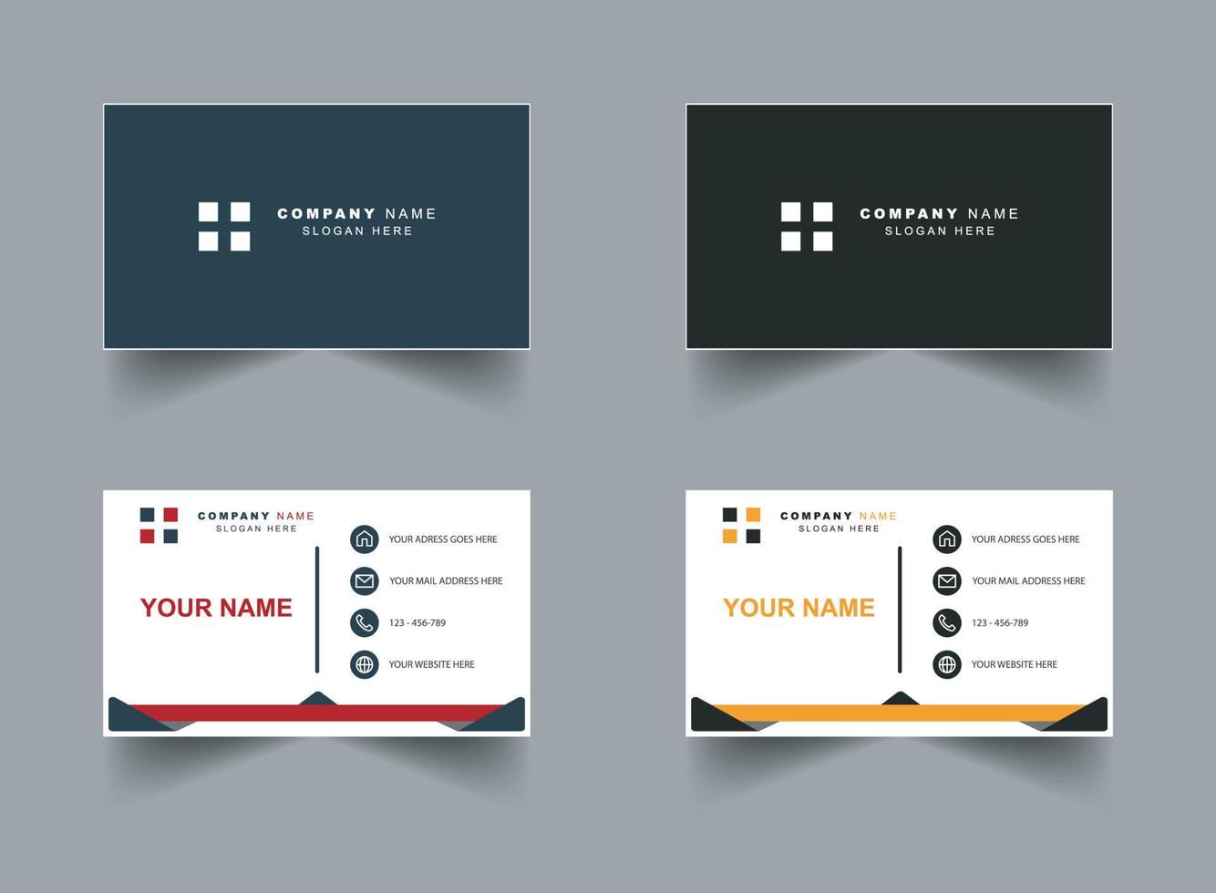 modern business card template vector