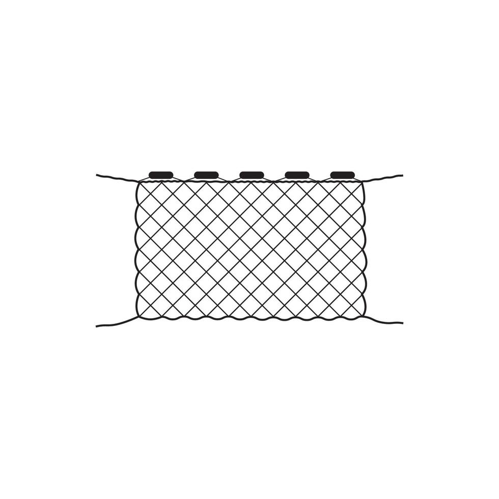 fishing net icon vector