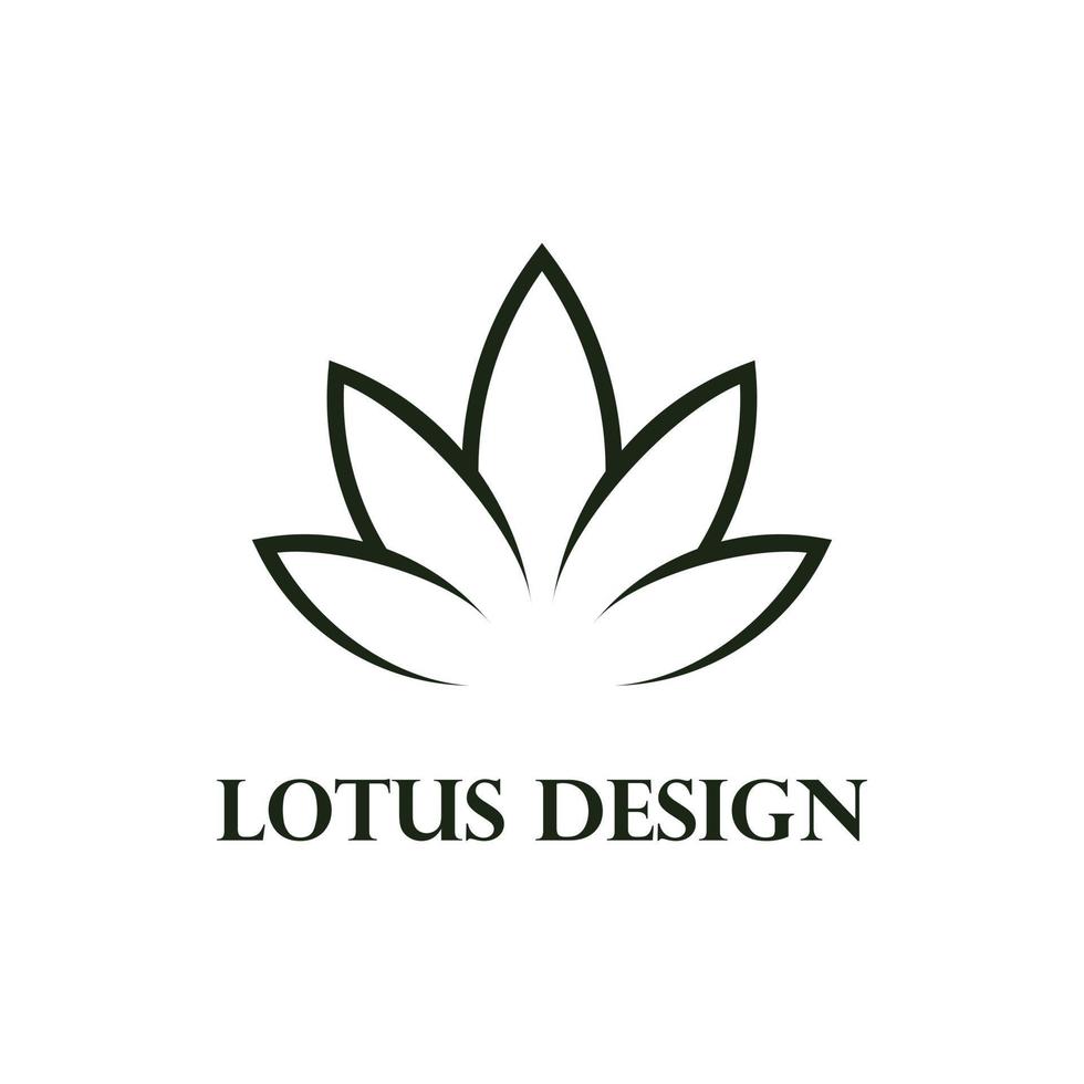 flower lotus design concept simple inspiration 11537443 Vector Art at
