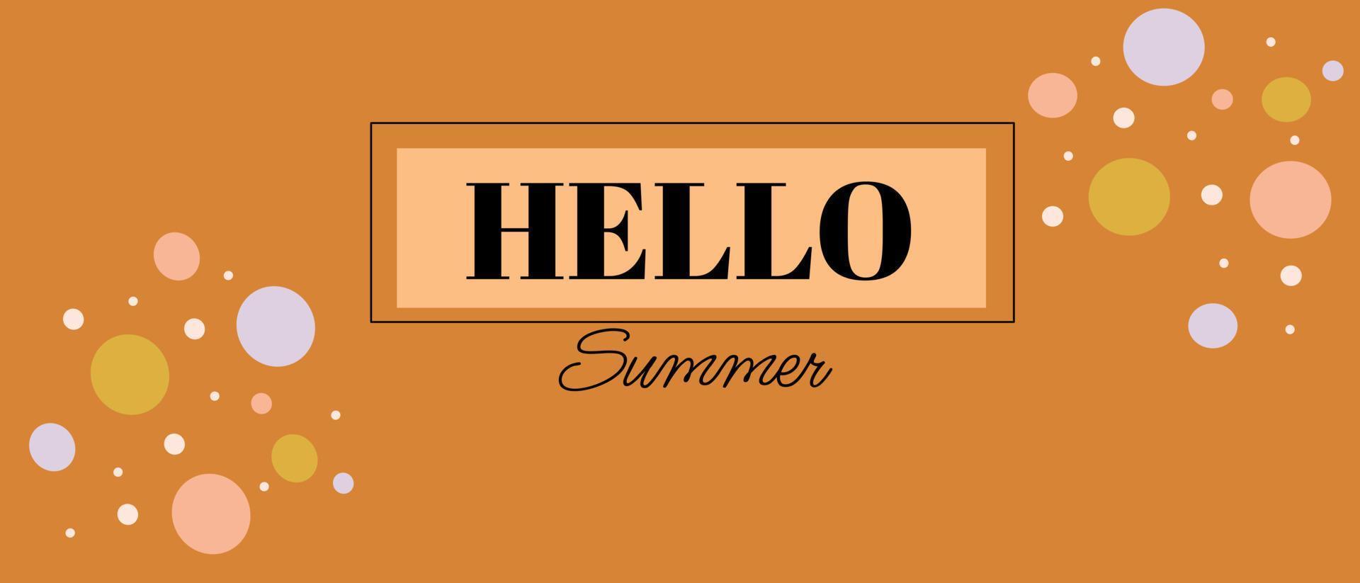 Summer cute background design vector
