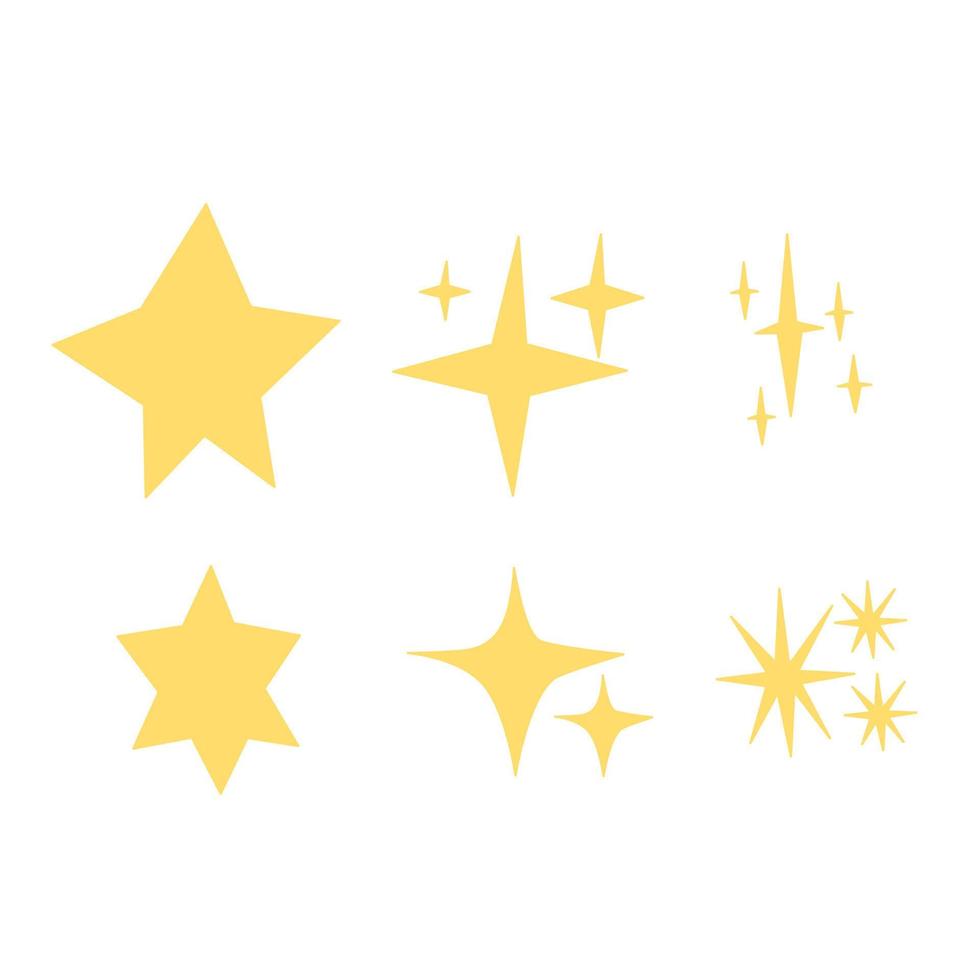 cute stars design vector