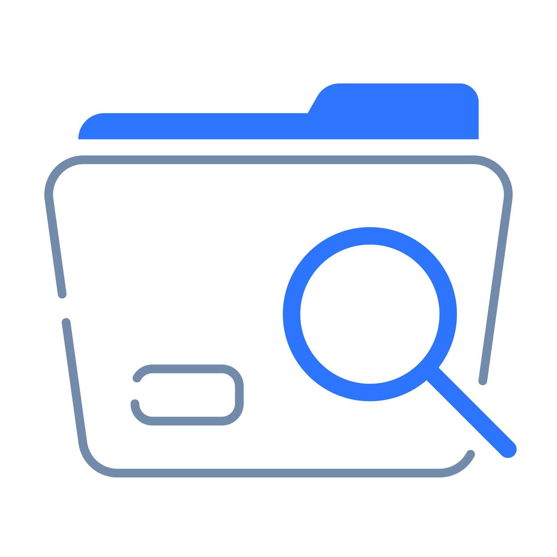 find folder empty state single isolated icon with outline style