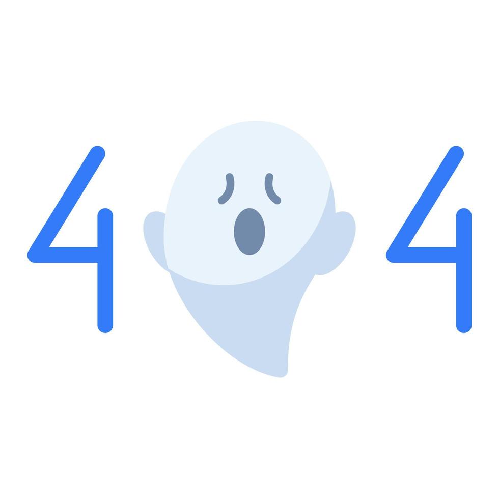 404 file not found empty state single isolated icon with flat style vector