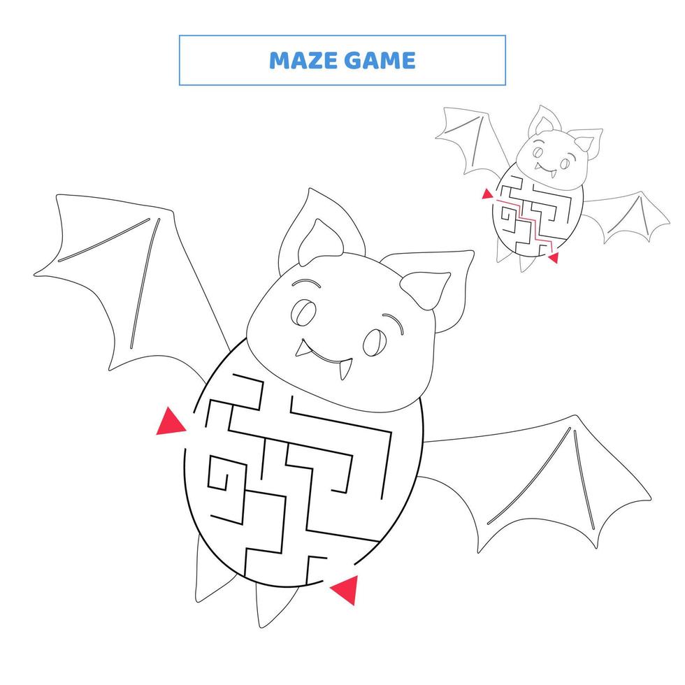 Maze game for kids. vector