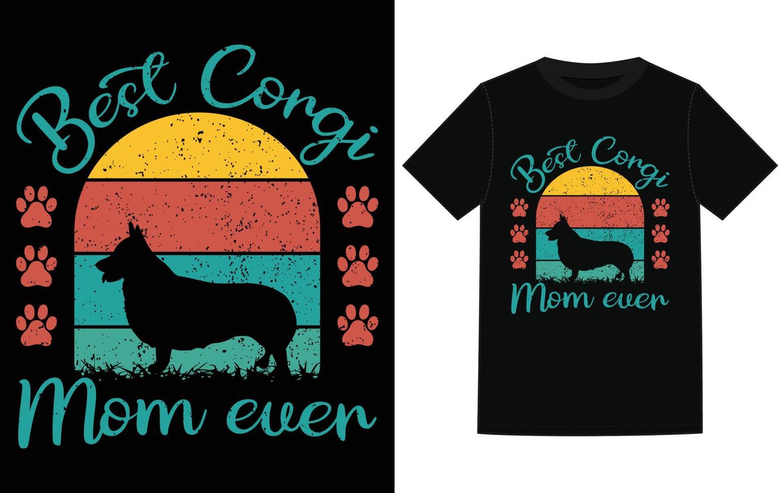 Dog t-shirt design vector