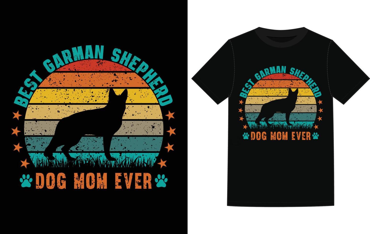 Dog t-shirt design vector