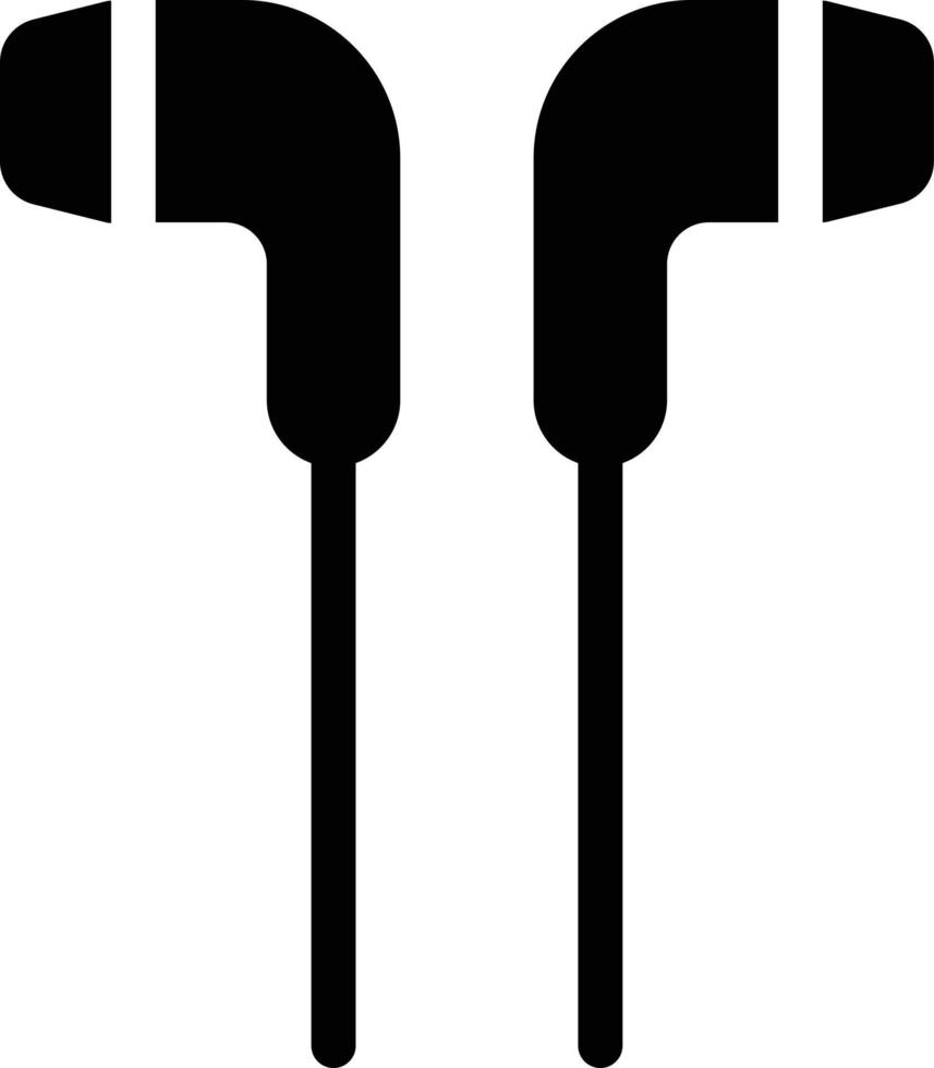 Ilustración de vector de auriculares en un fondo. Símbolos de calidad premium. Iconos vectoriales para concepto y diseño gráfico.