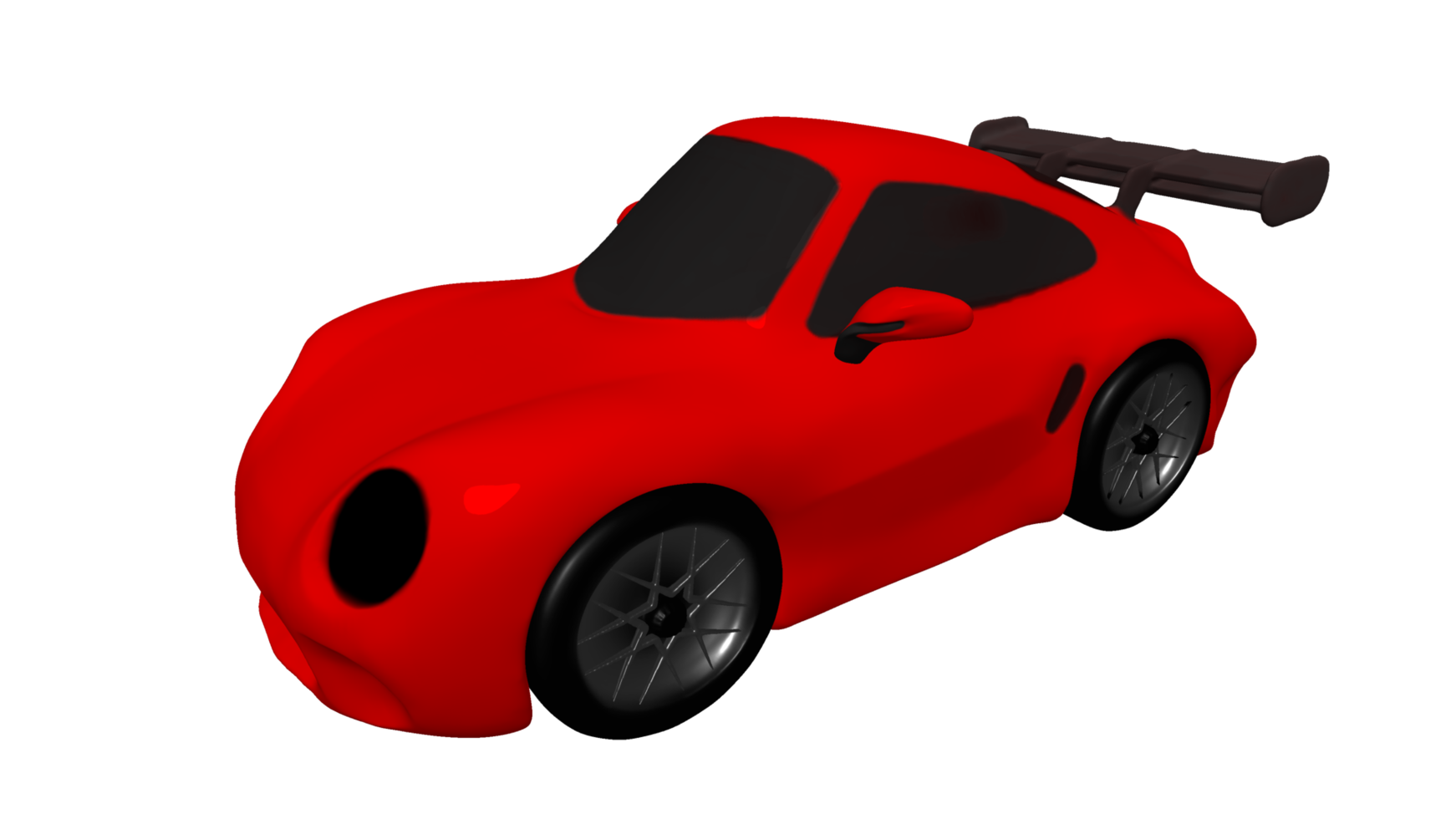 Car cartoon Porsche 3d render png 11539110 PNG