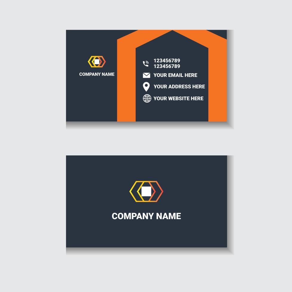 DIGITAL  DESIGN STYLE  PROFESSIONAL Vector Modern Creative and Clean Business Card Template