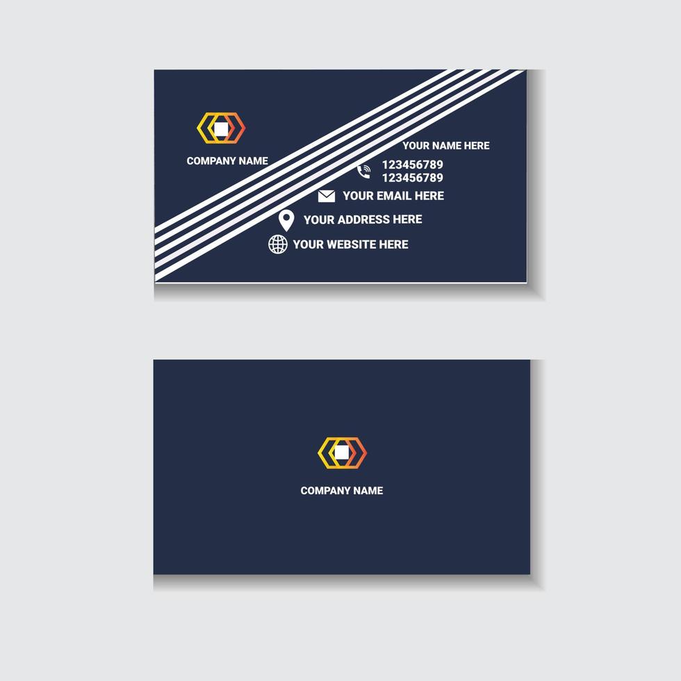 DIGITAL  DESIGN STYLE  PROFESSIONAL Vector Modern Creative and Clean Business Card Template