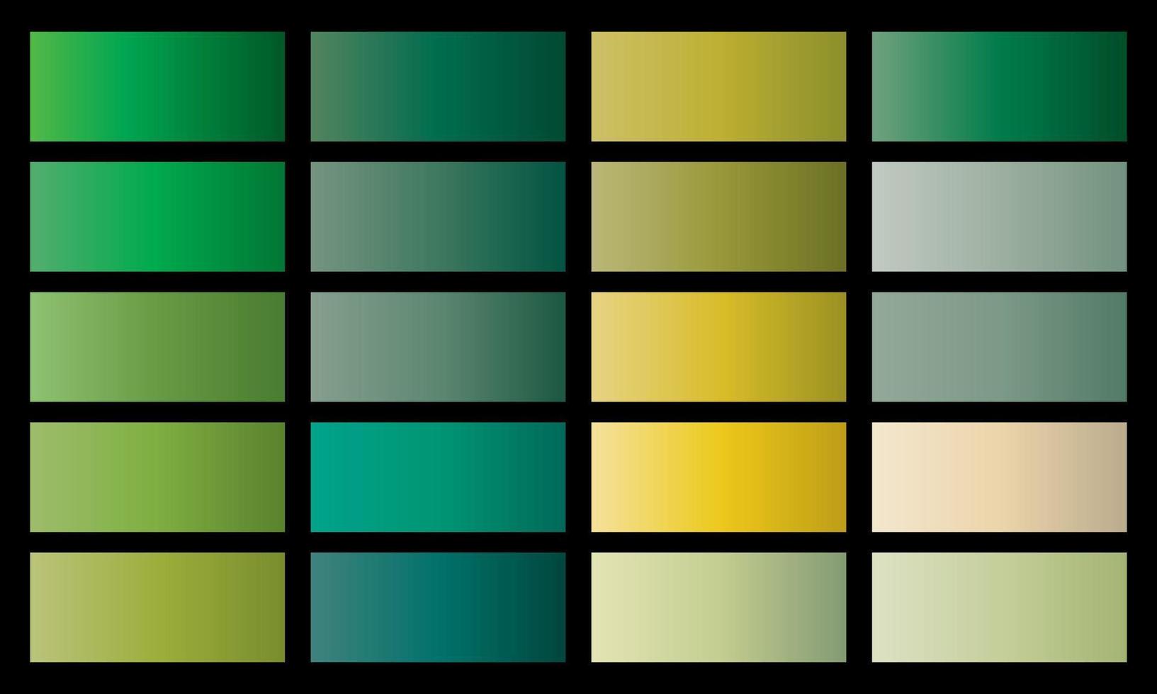 Modern color pallete. Popular Colors. Color Chart. Vector Eps 10. Gradient futuristic colors samples.