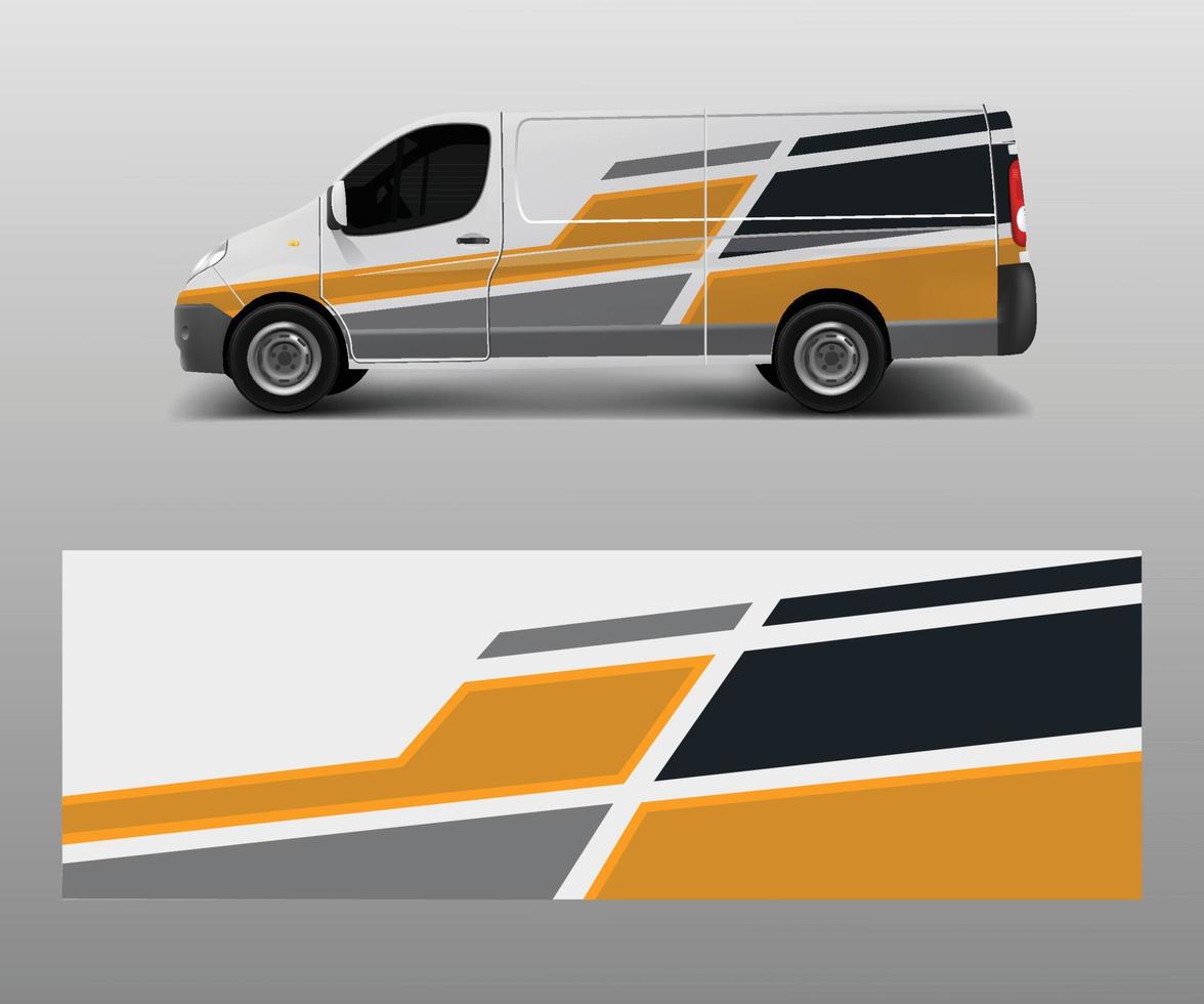 Car decal van designs . Wrap designs template vector. vector