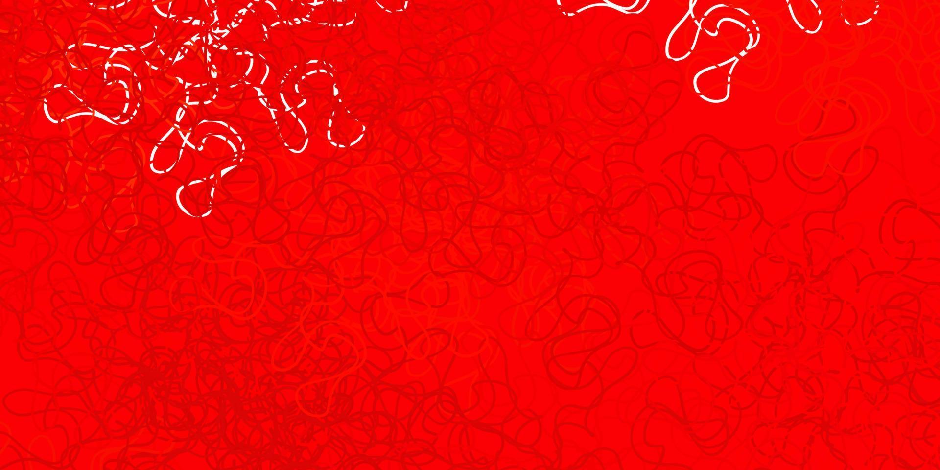Dark orange vector pattern with lines.