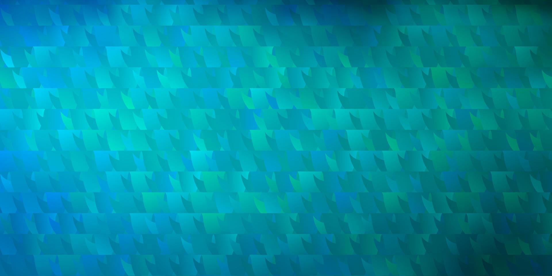 Fondo de vector azul claro, verde con estilo poligonal.