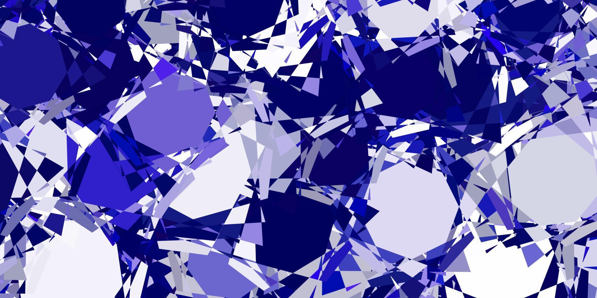 Light Pink, Blue vector backdrop with triangles, lines.