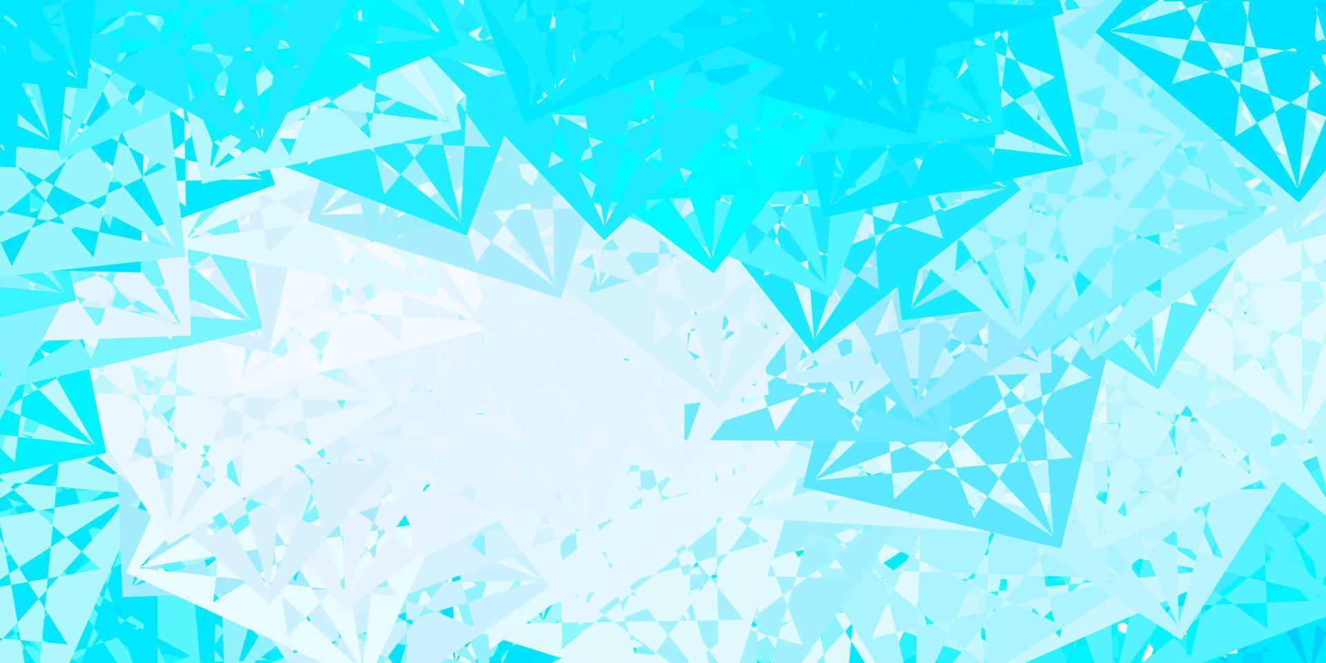 Light Pink, Blue vector texture with random triangles.
