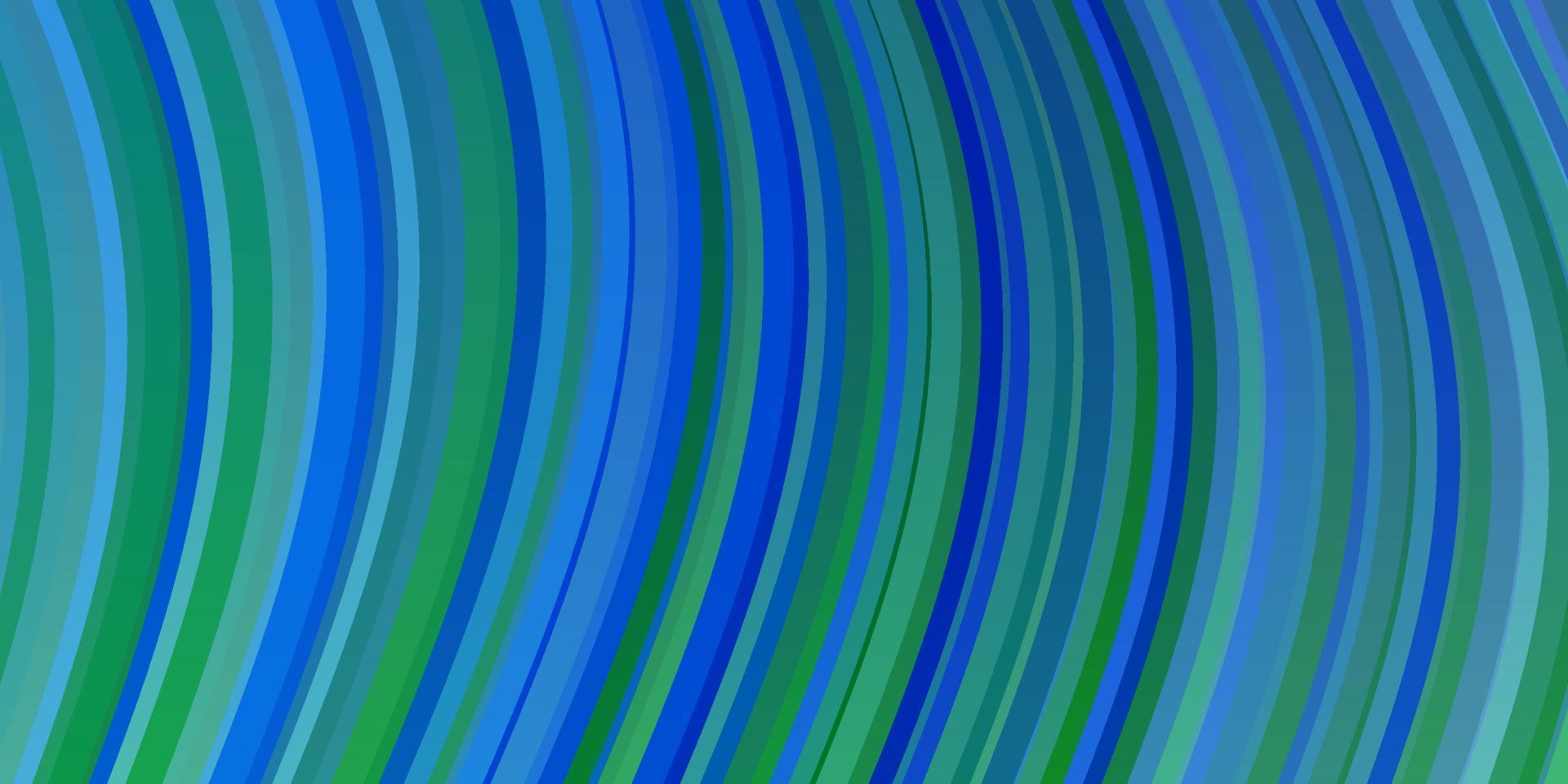 Light Blue, Green vector template with curves.