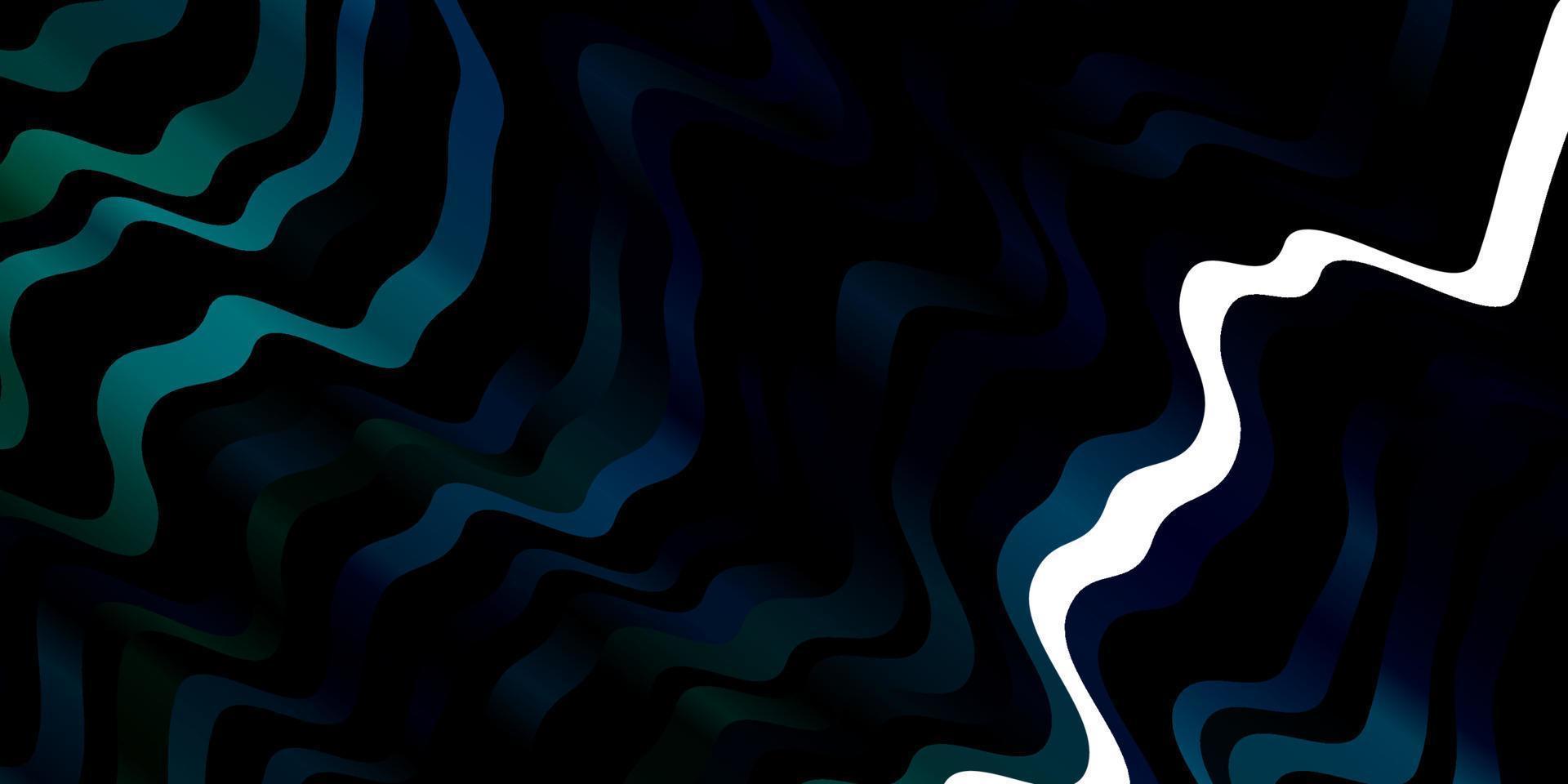Dark Blue, Green vector layout with curves.