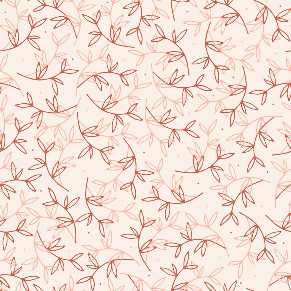 patrón vectorial en color beige. diseño vectorial sin costuras para textiles, moda, papel, embalaje y marca. vector