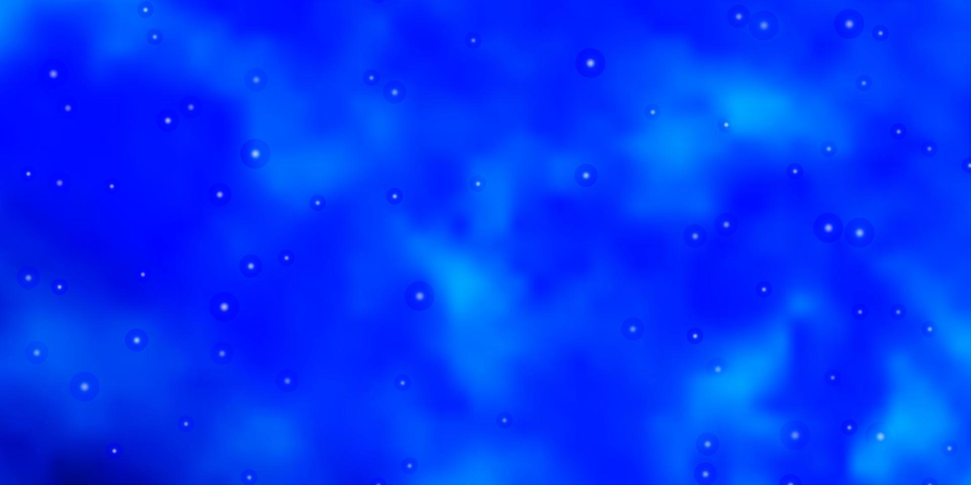 textura de vector azul claro con hermosas estrellas.