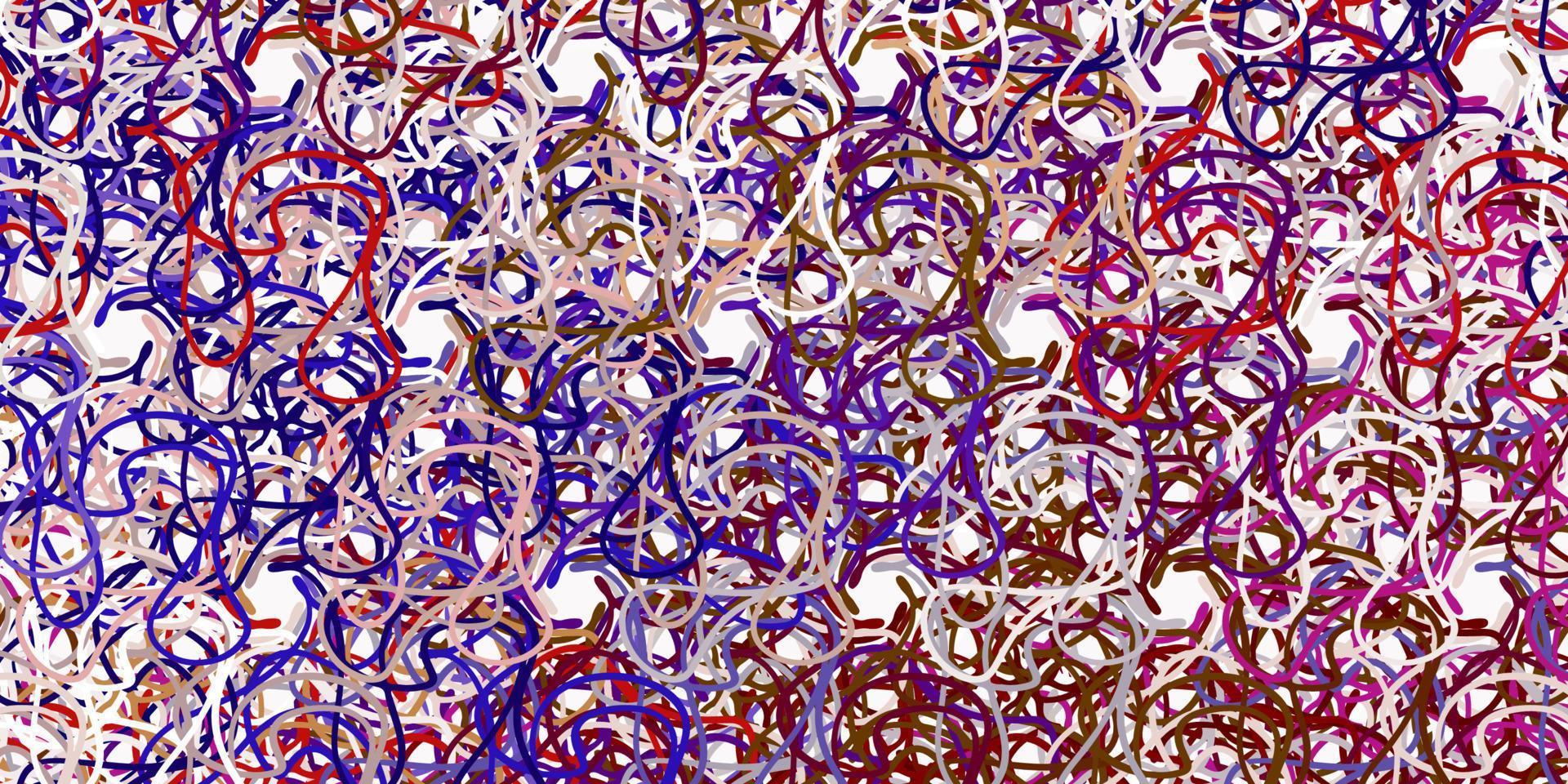 Light multicolor vector layout with wry lines.