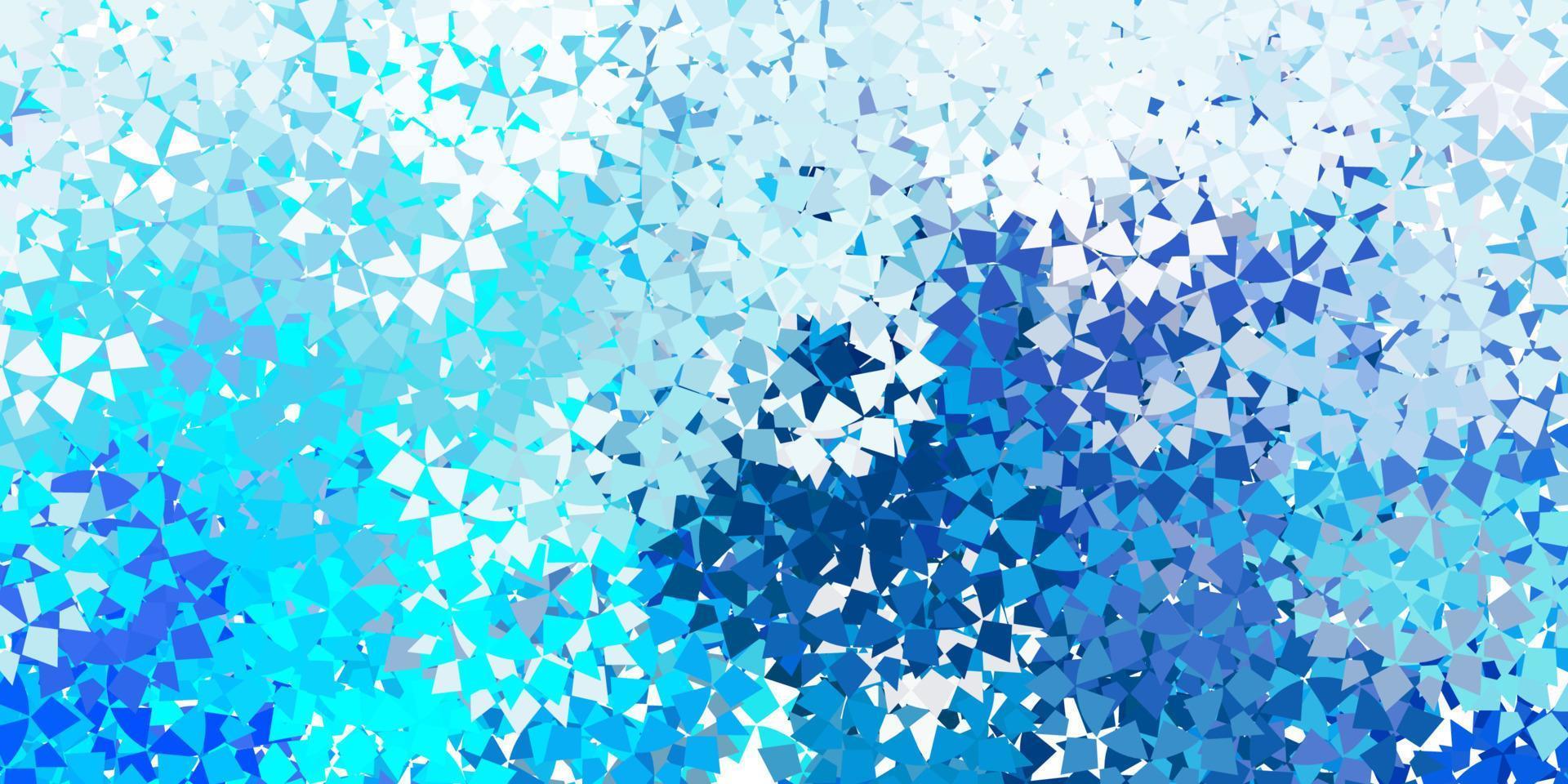 Light blue vector backdrop with lines, triangles.