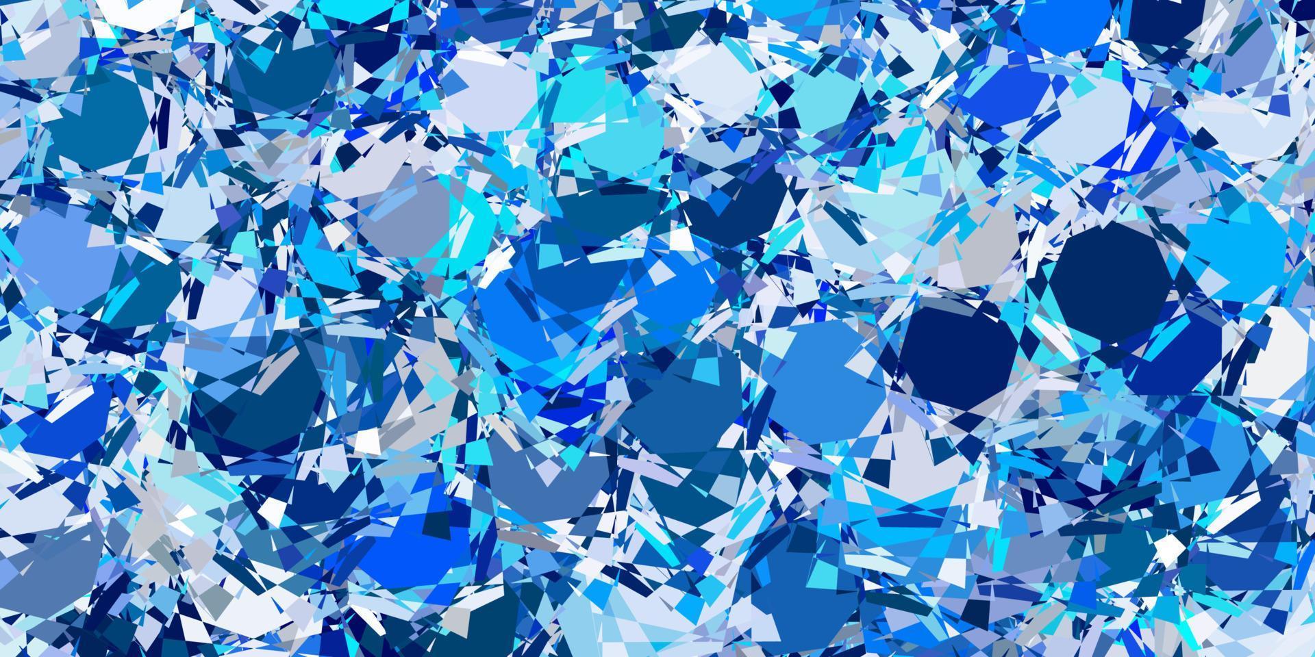 Light Blue, Green vector template with triangle shapes.