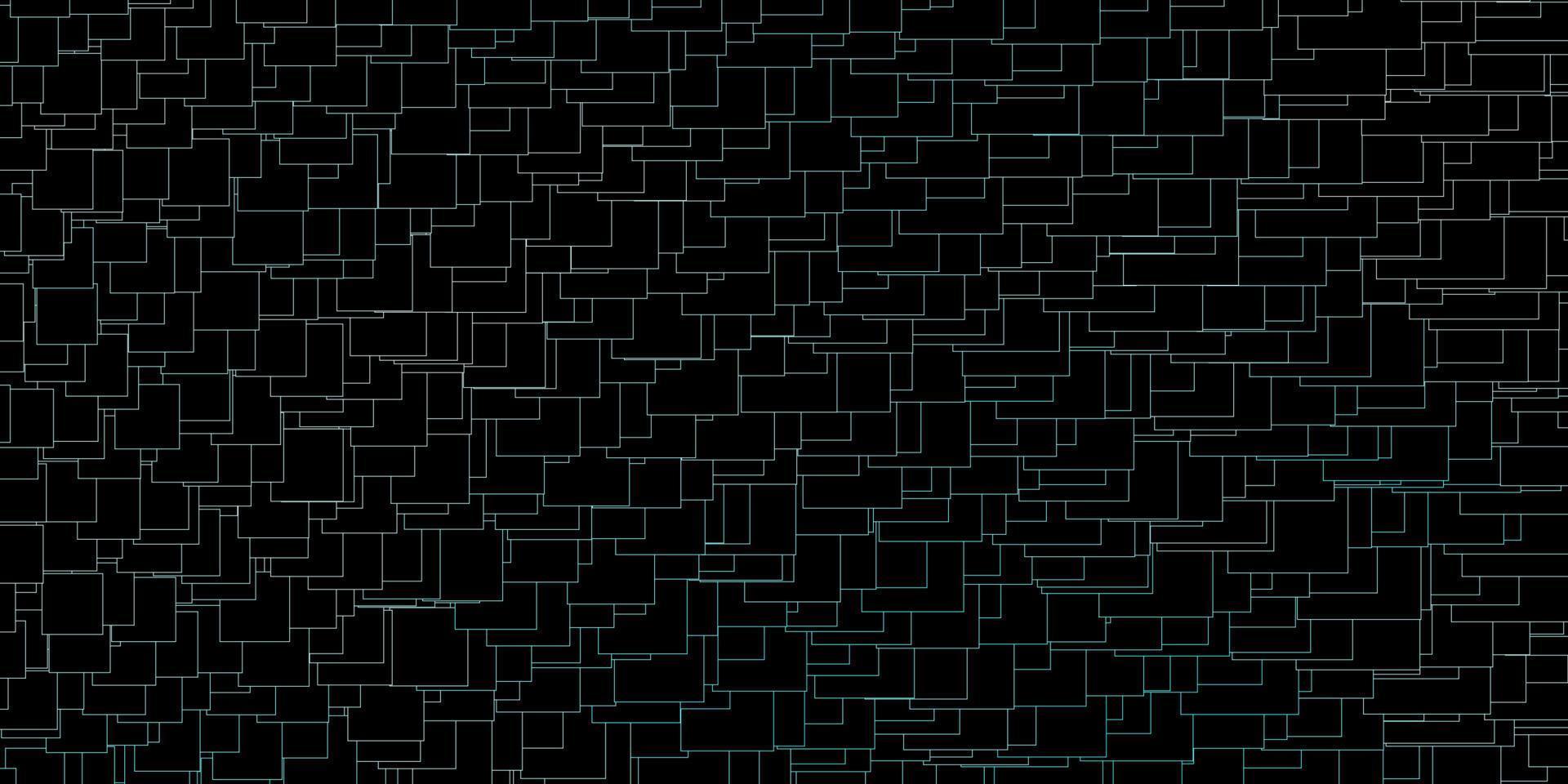 Dark BLUE vector background with rectangles.