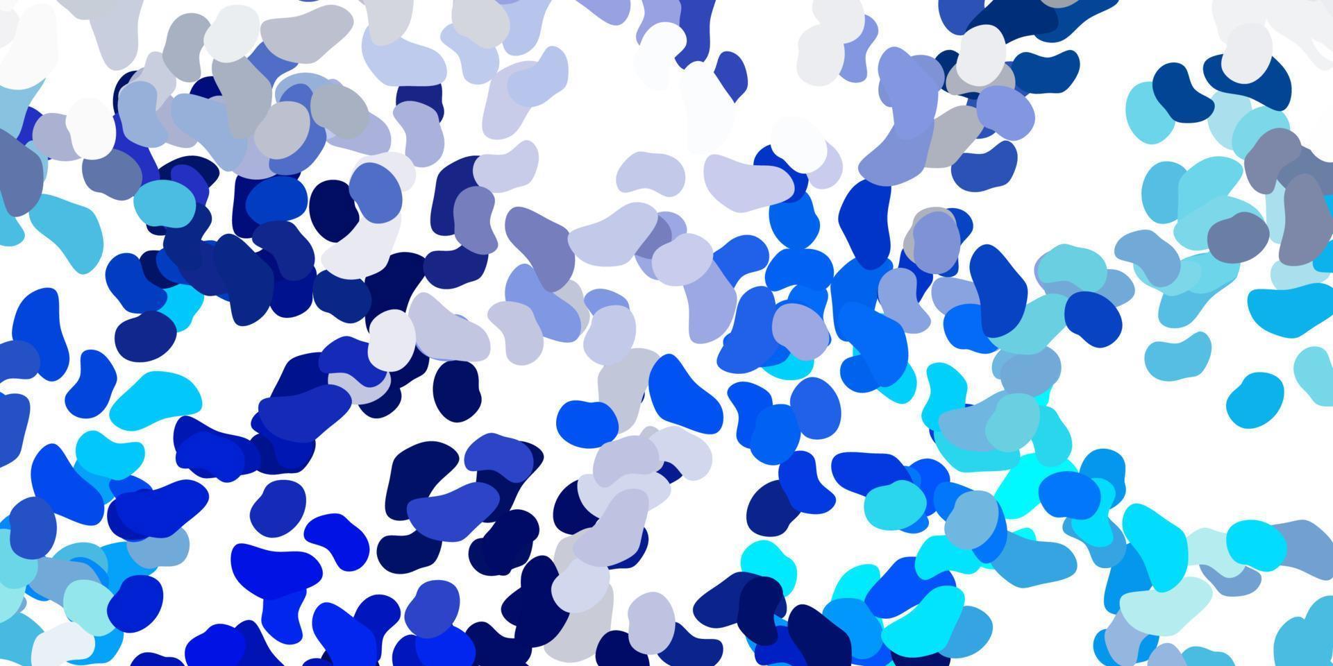 patrón de vector azul claro, verde con formas abstractas.
