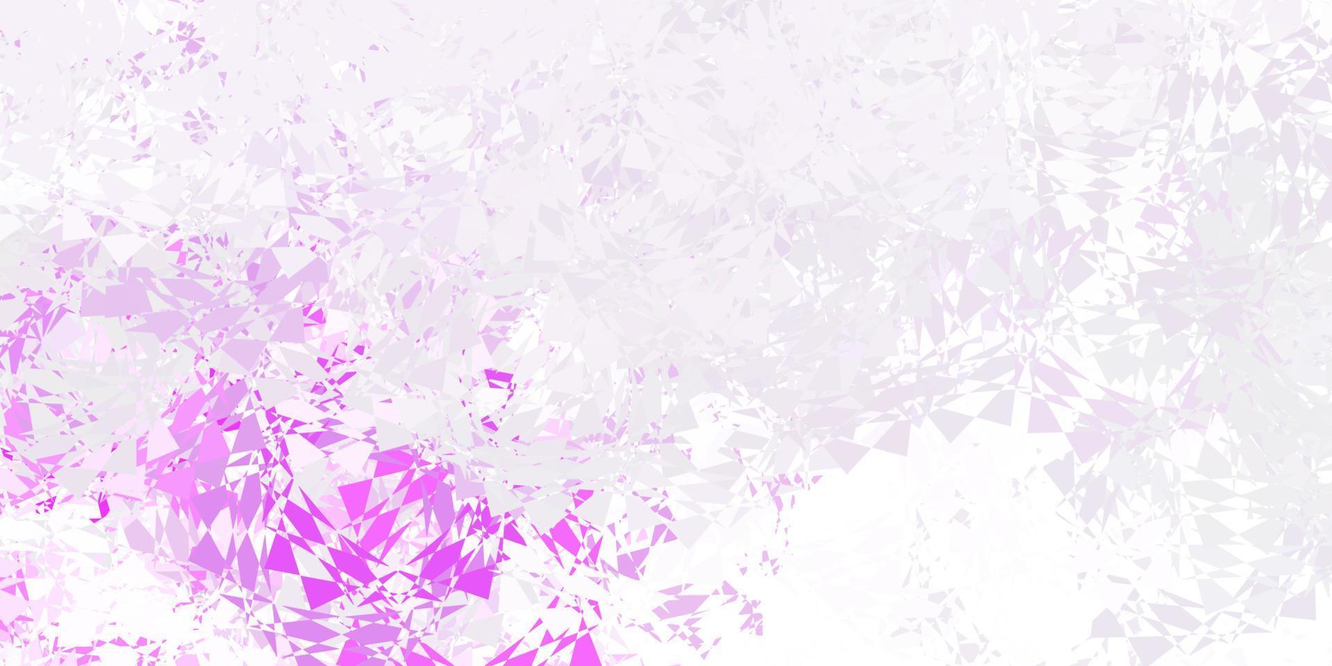 Light purple vector template with triangle shapes.