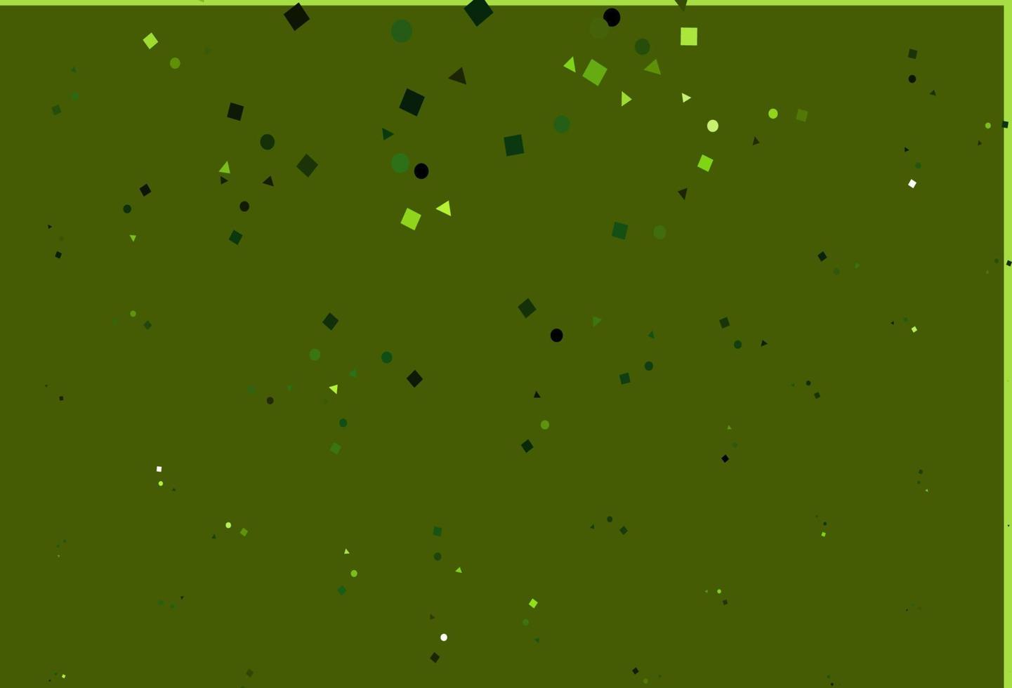 Light Green vector layout with circles, lines, rectangles.