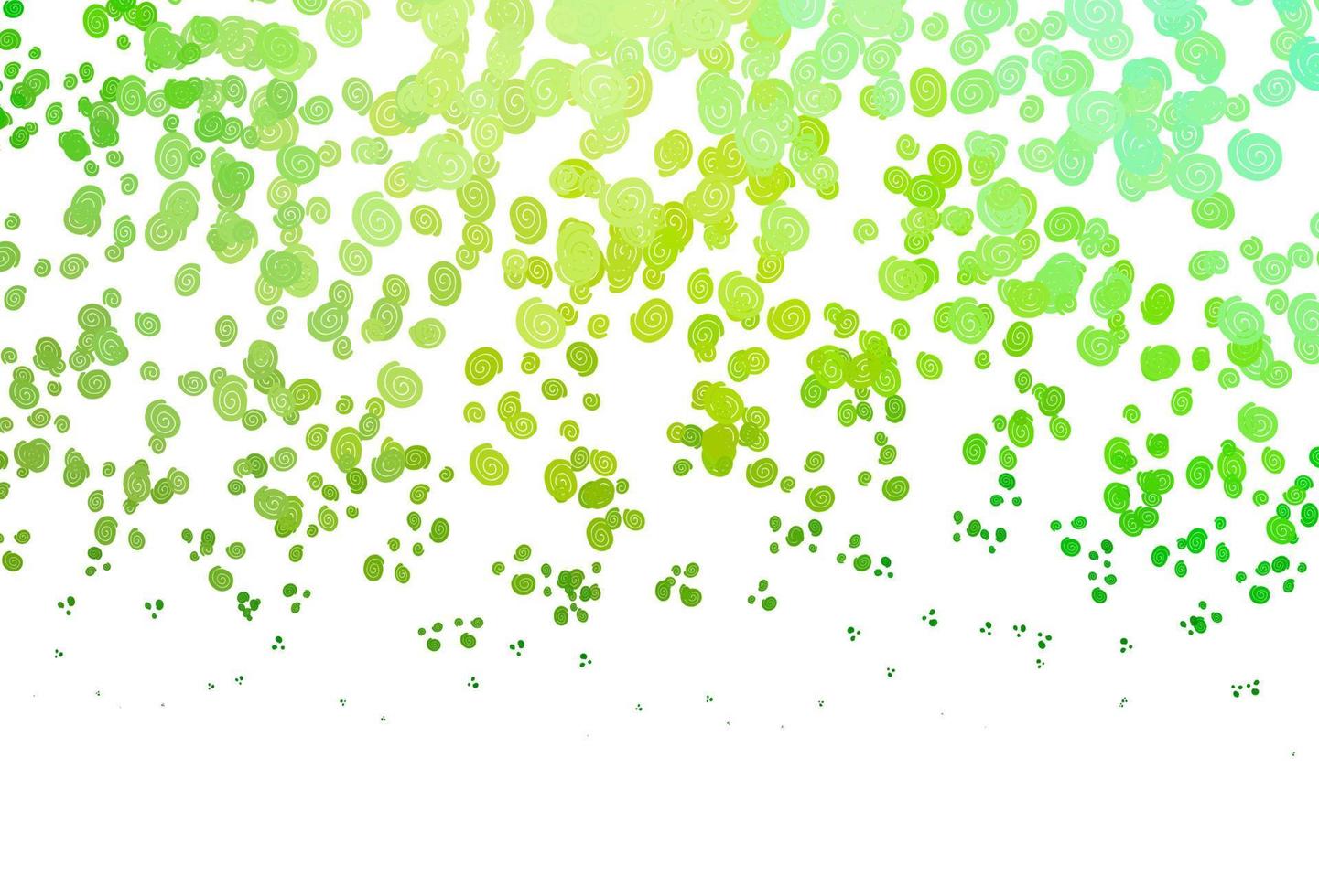 Light Green vector template with lines, ovals.