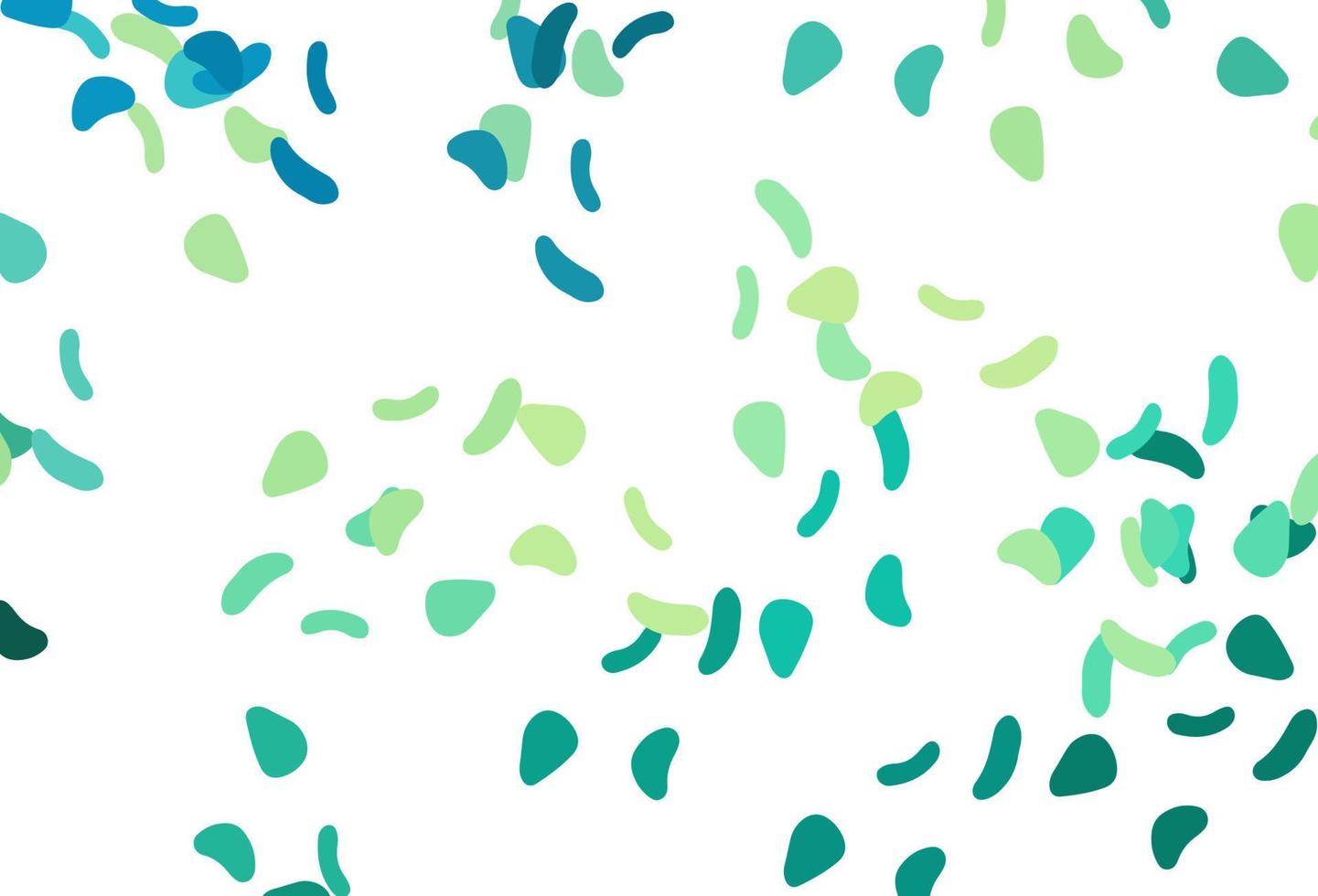 Light Green, Yellow vector background with abstract forms.