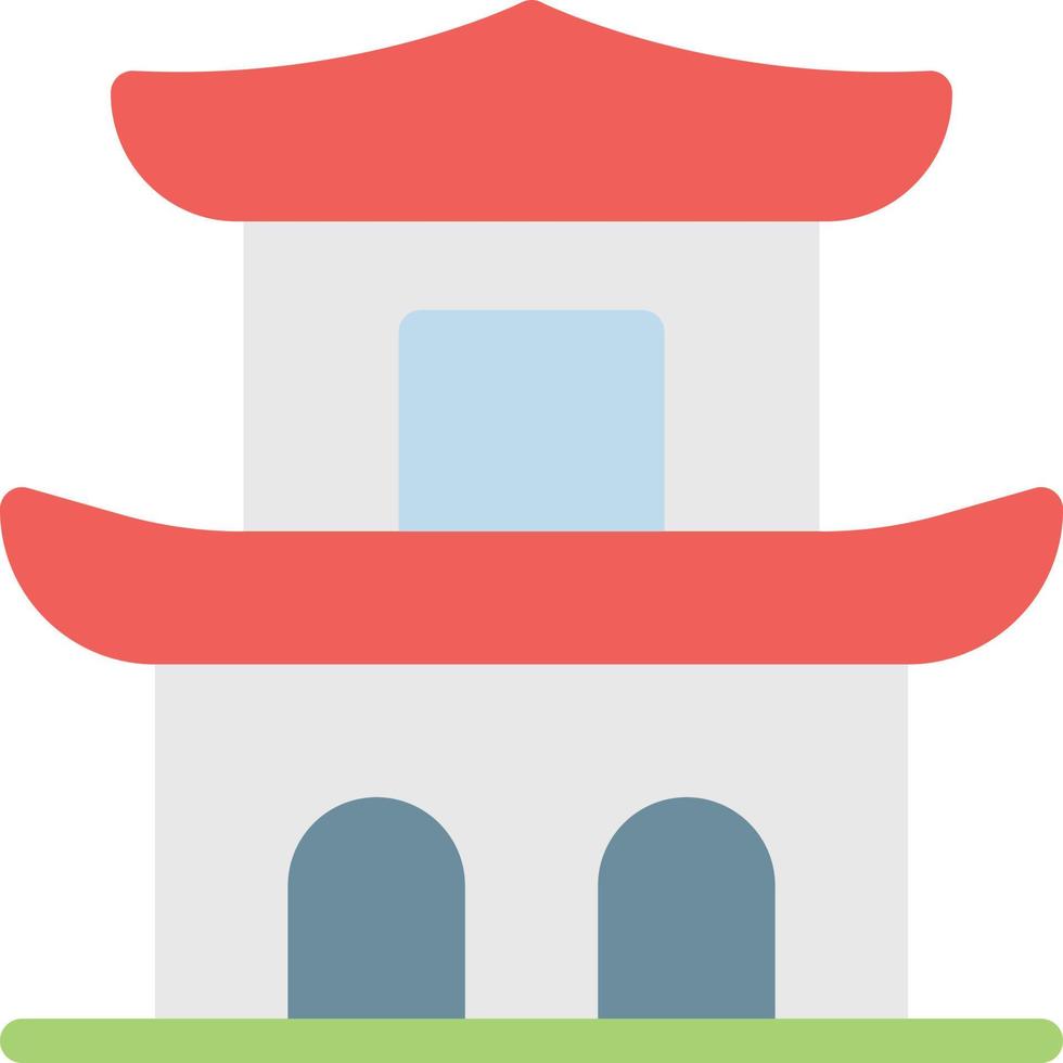 temple vector illustration on a background.Premium quality symbols.vector icons for concept and graphic design.