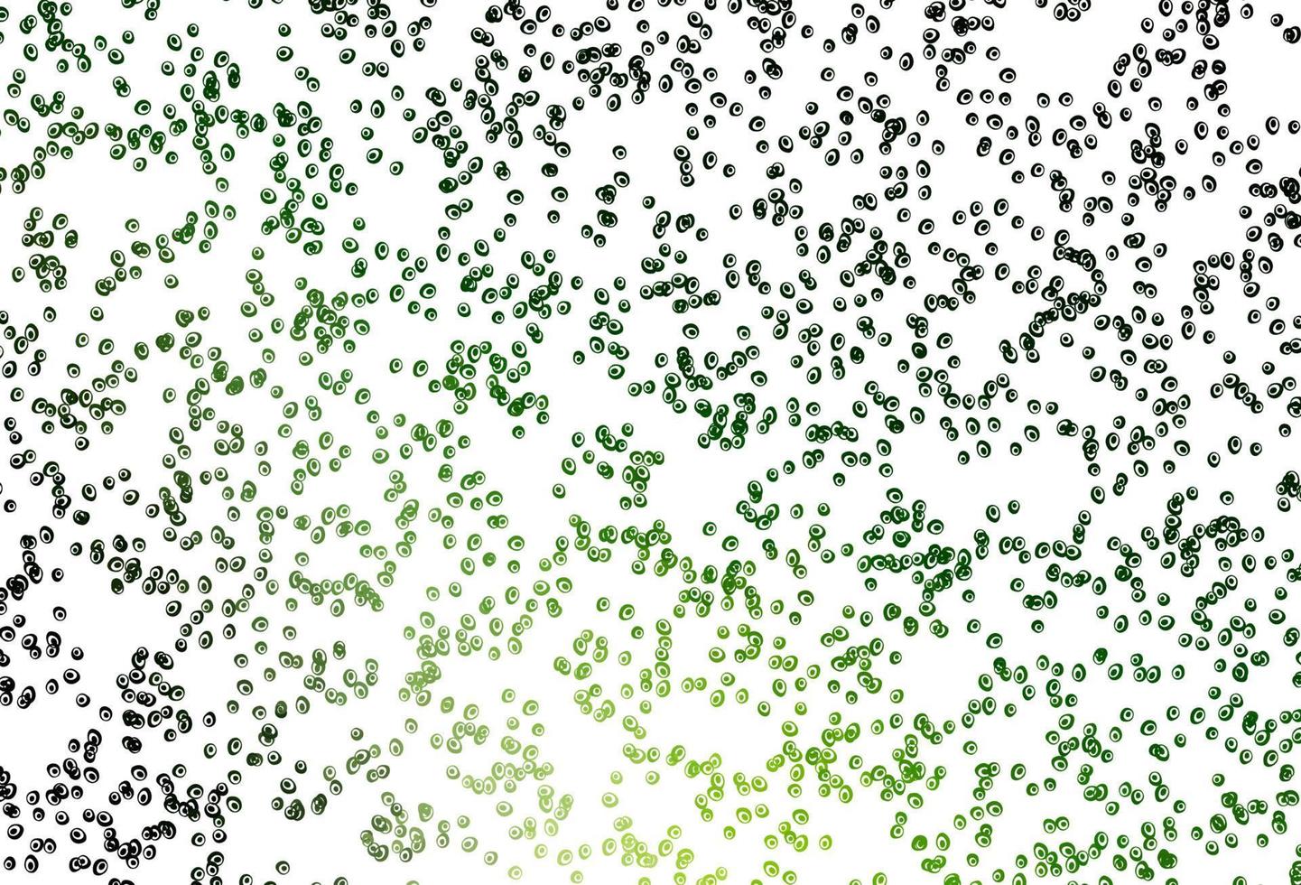Light Green vector pattern with spheres.