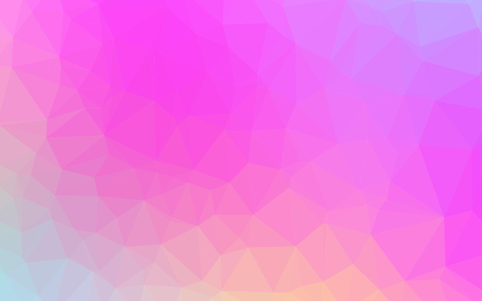 Light Pink vector polygonal background.