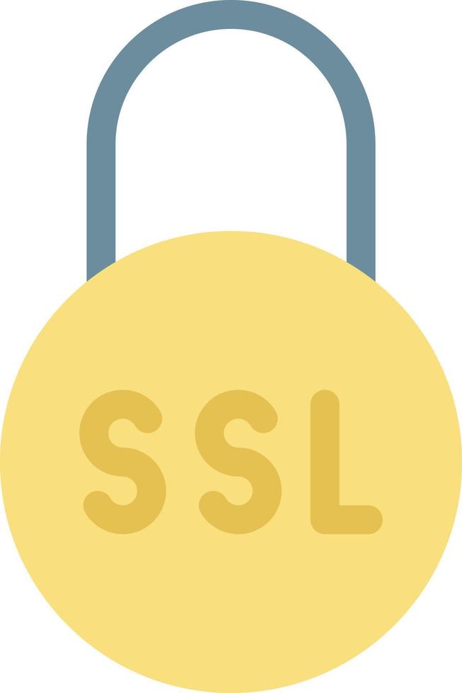 SSL vector illustration on a background.Premium quality symbols.vector icons for concept and graphic design.
